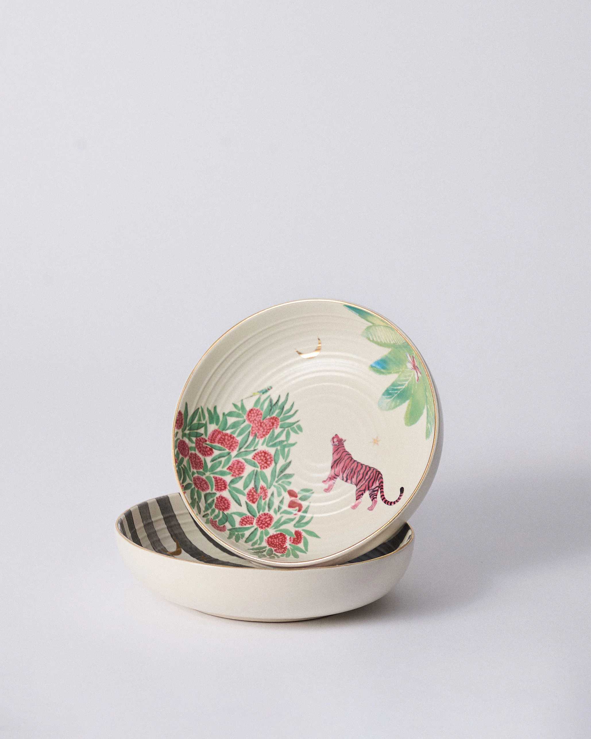 Ceylon Trail Shallow Bowl - Set of 2 - Image 2