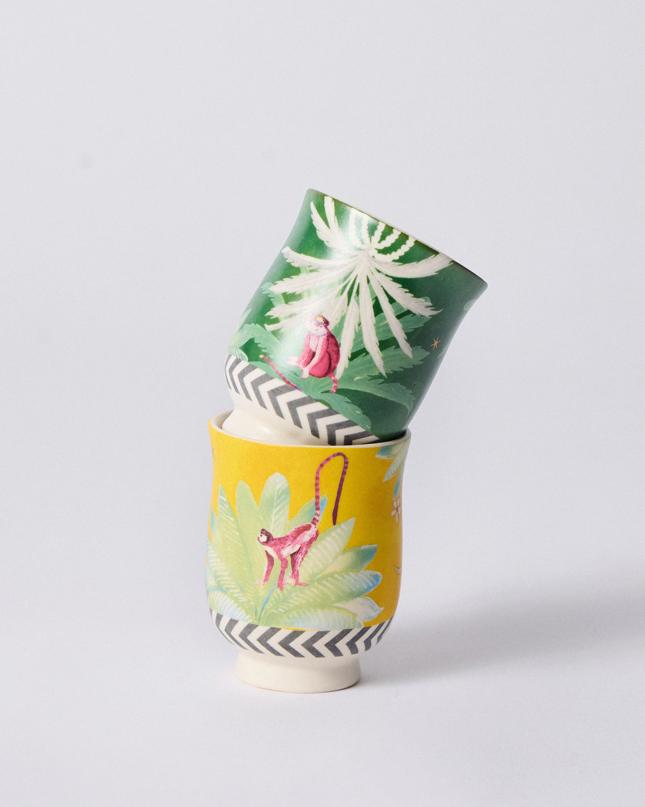 Ceylon Trail Tea Cups - Set of 2 - Image 2