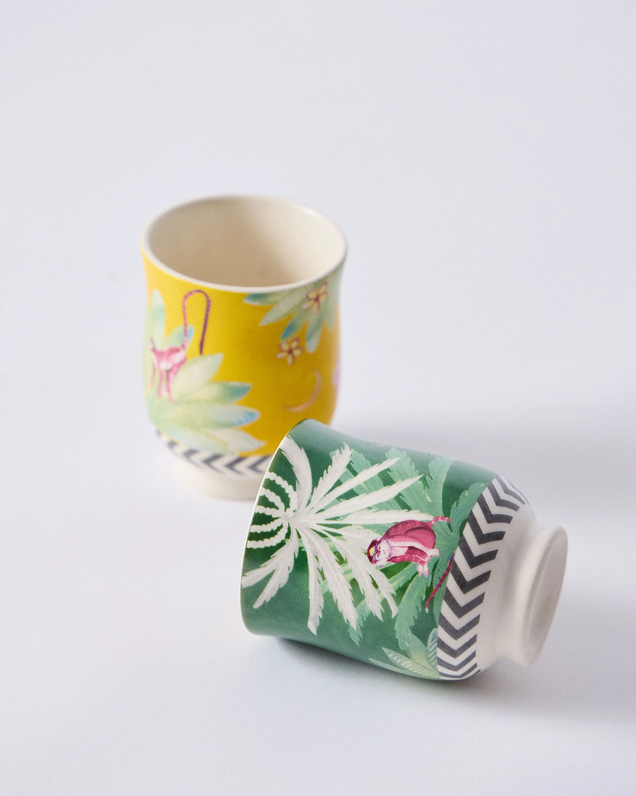 Ceylon Trail Tea Cups - Set of 2 - Image 4
