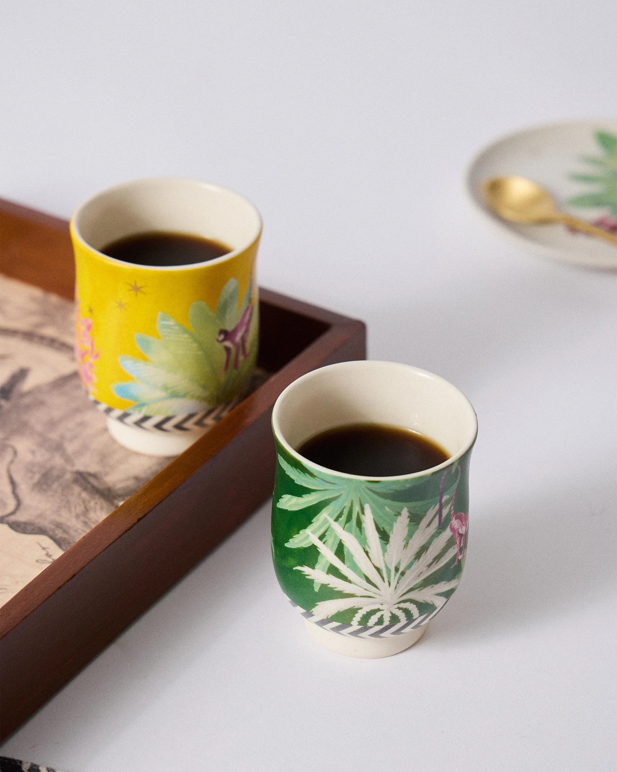 Ceylon Trail Tea Cups - Set of 2 - Image 6