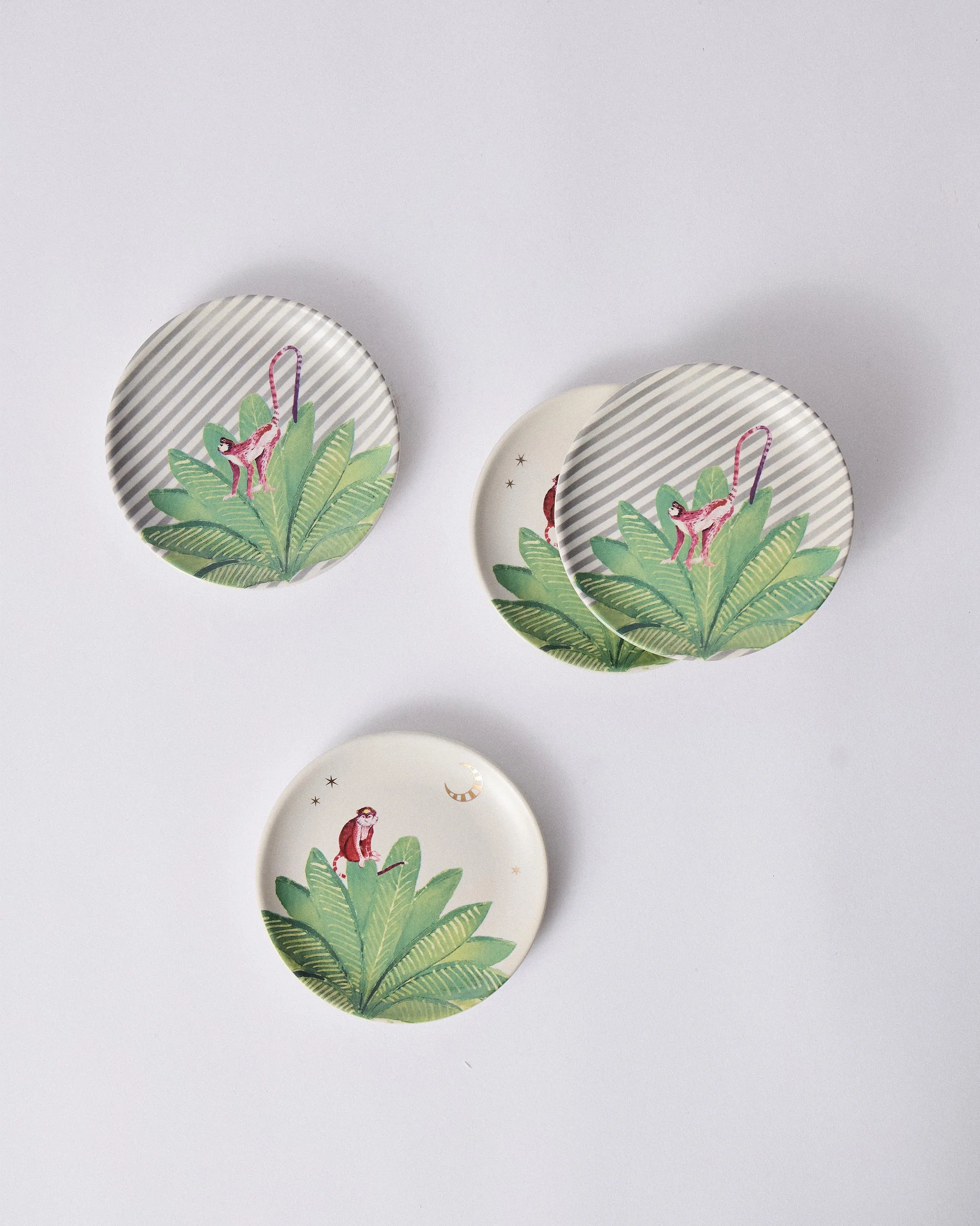 Ceylon Trail Tea Plates - Set of 4 - Image 2