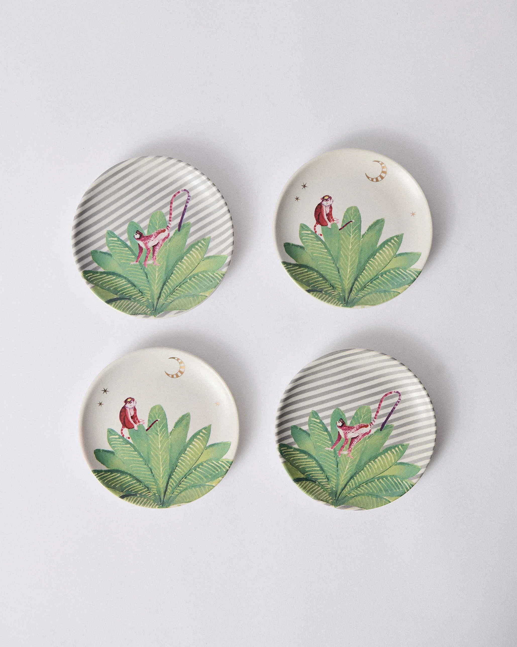 Ceylon Trail Tea Plates - Set of 4 - Image 3