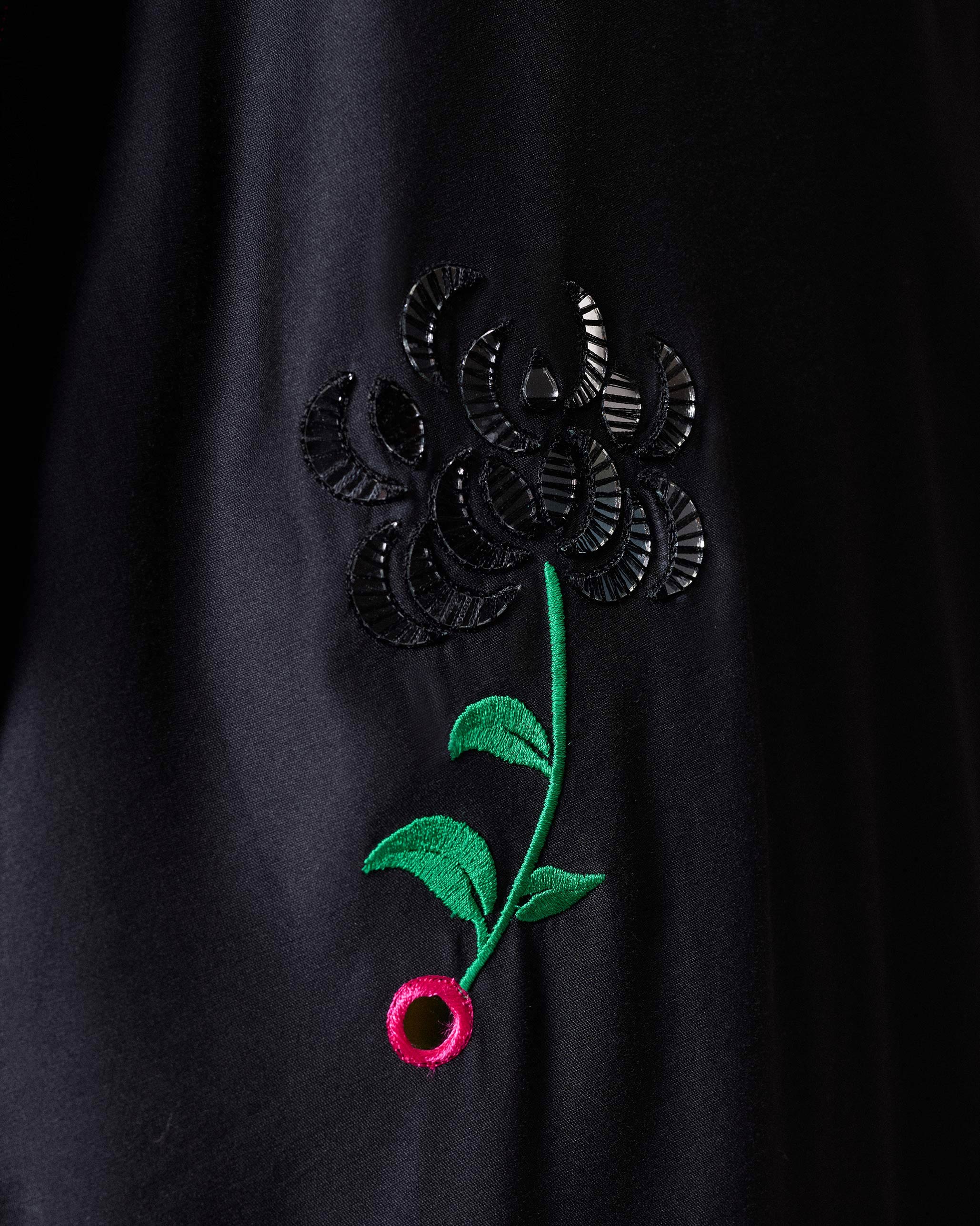 Chaand Kurta - Black - Image 5