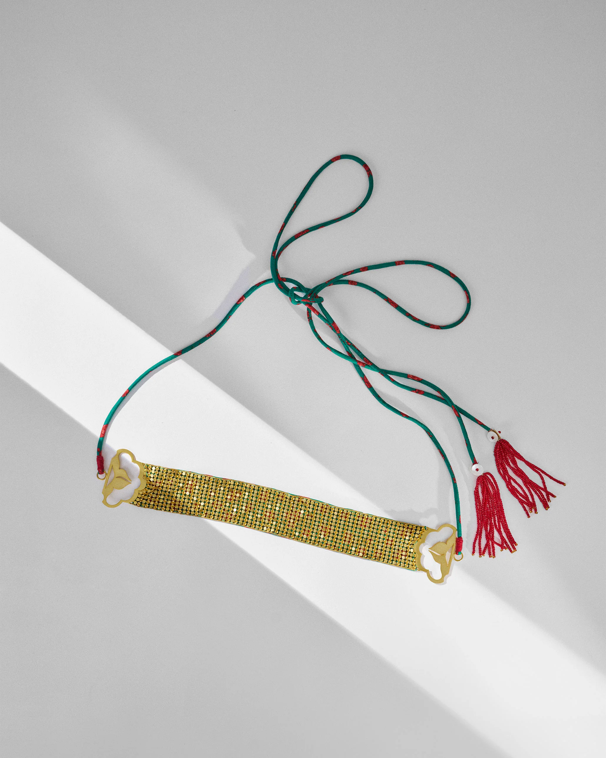Chain Mail Necklace - Gold - Image 3