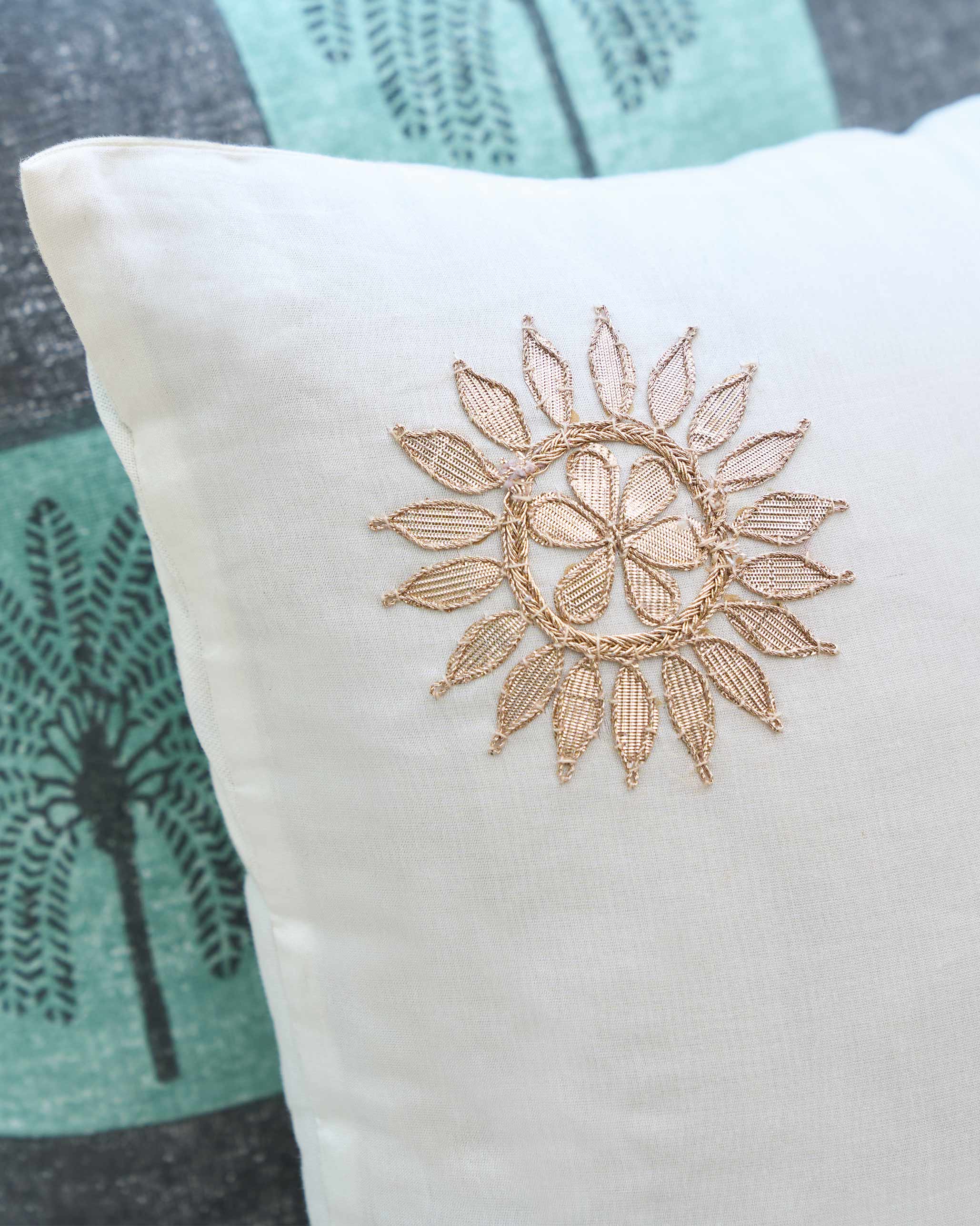 Chakra Cushion Cover - Ivory - Image 2