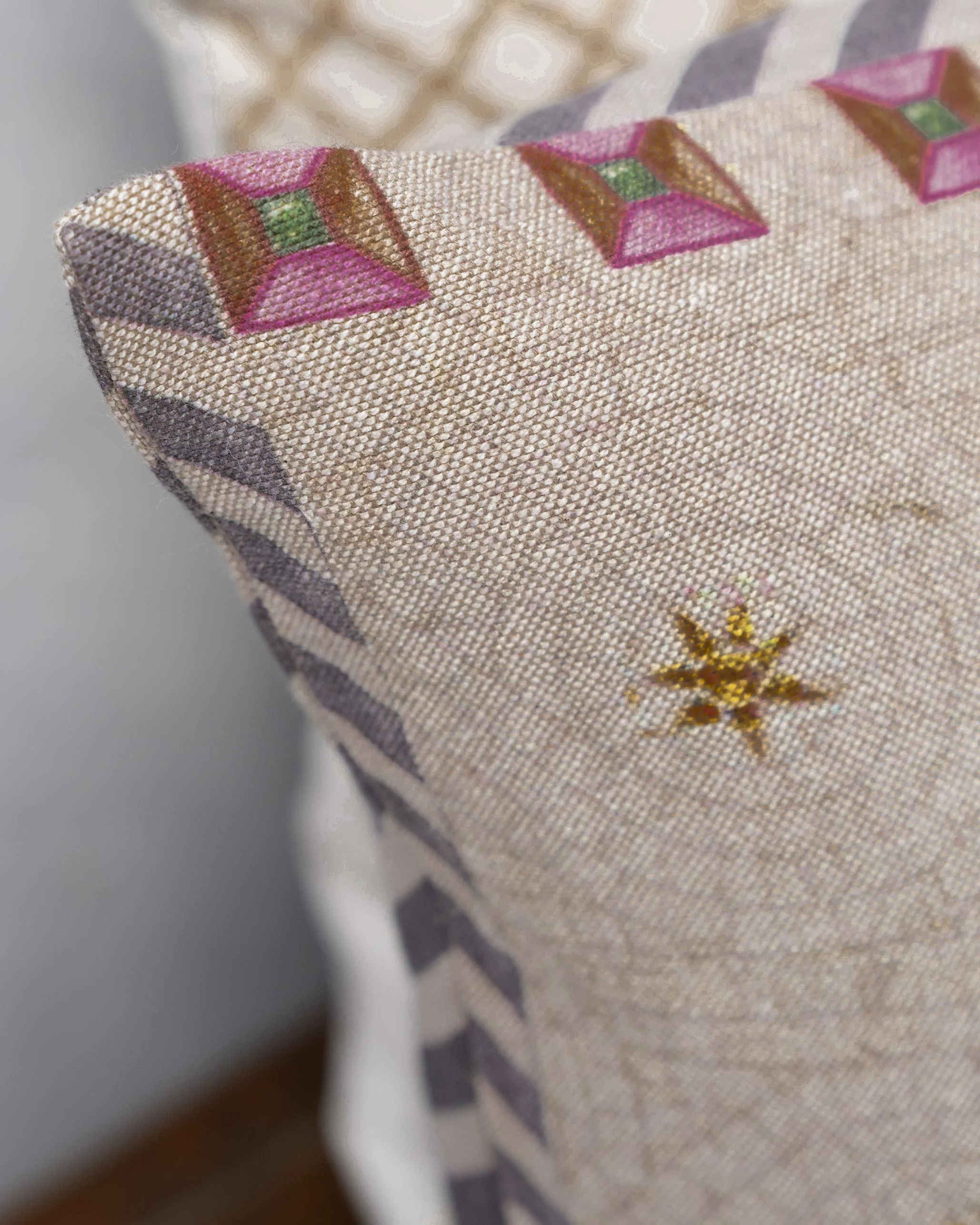 Chambray Arch Cushion - Image 2