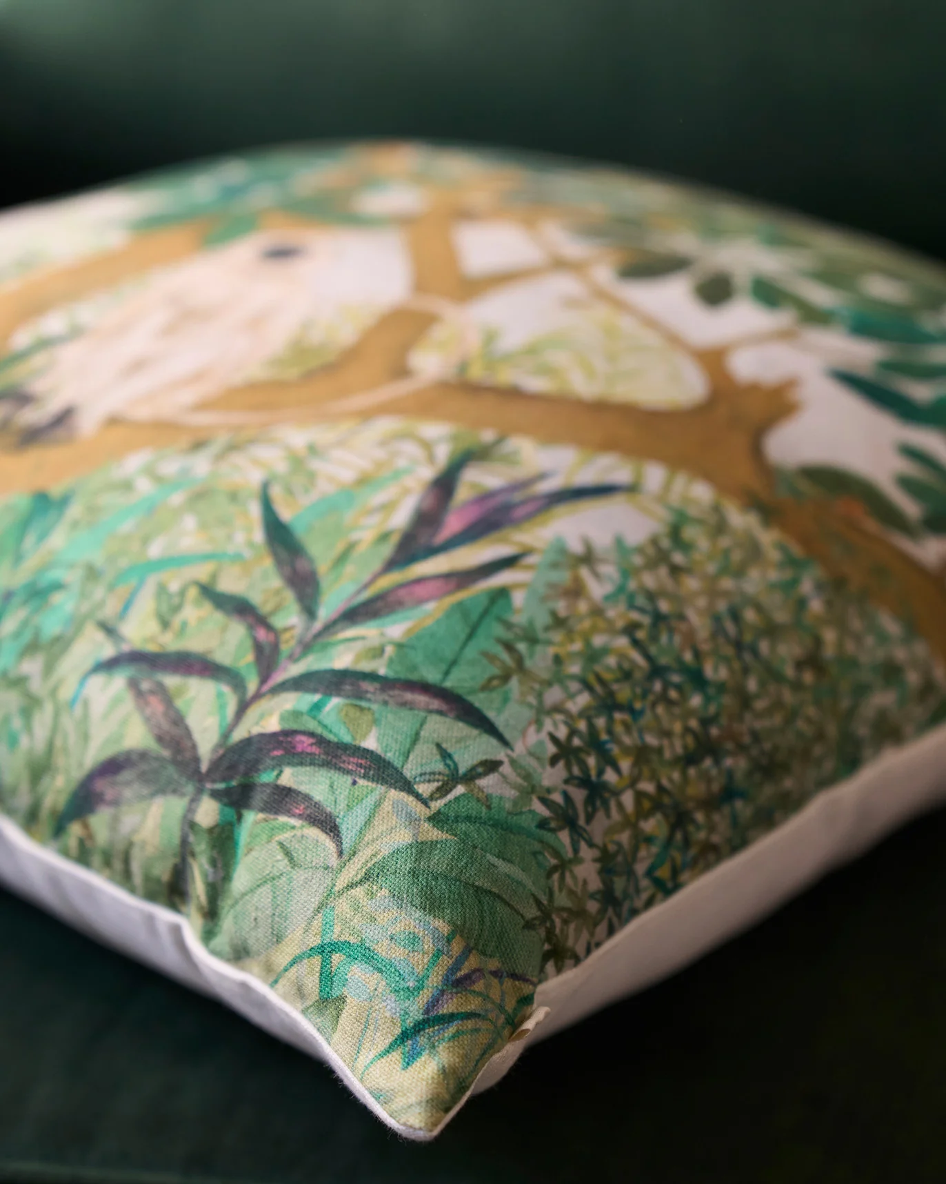 Champa with Langur Cushion Cover - Image 2