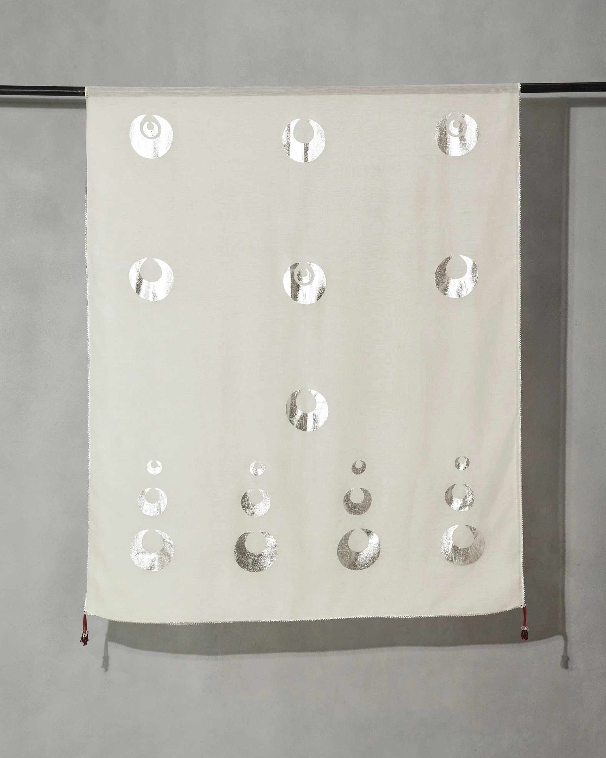 Chand Dupatta - Ivory & Silver - Image 3