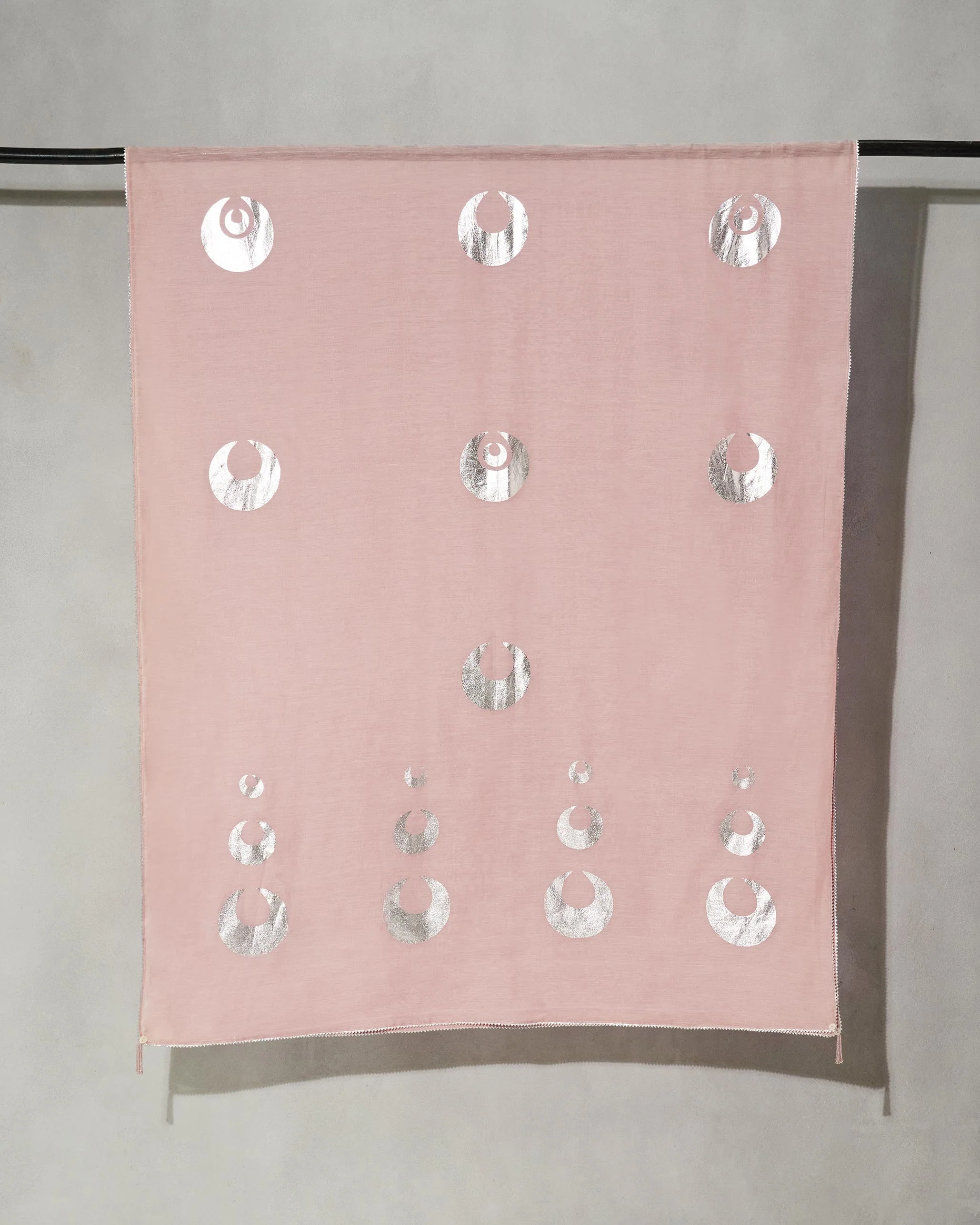 Chand Dupatta - Pink & Silver - Image 2