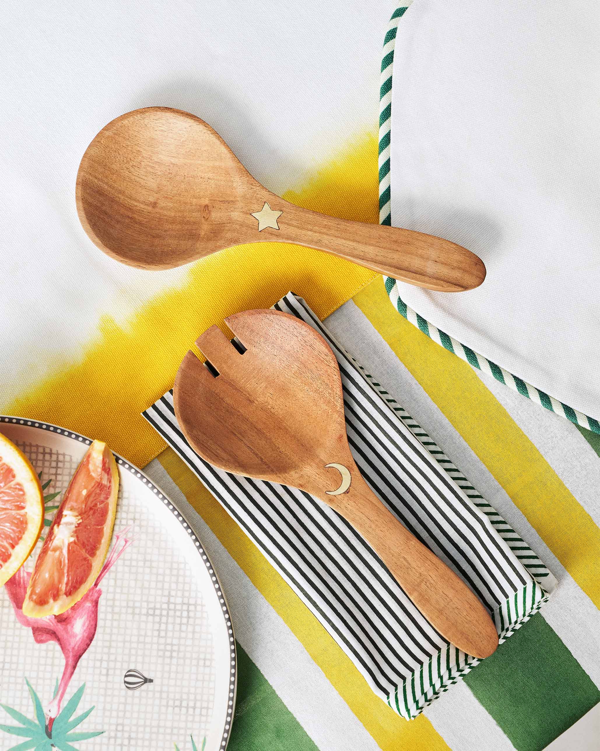 Chand Sitara Salad Server - Set of 2 - Image 4