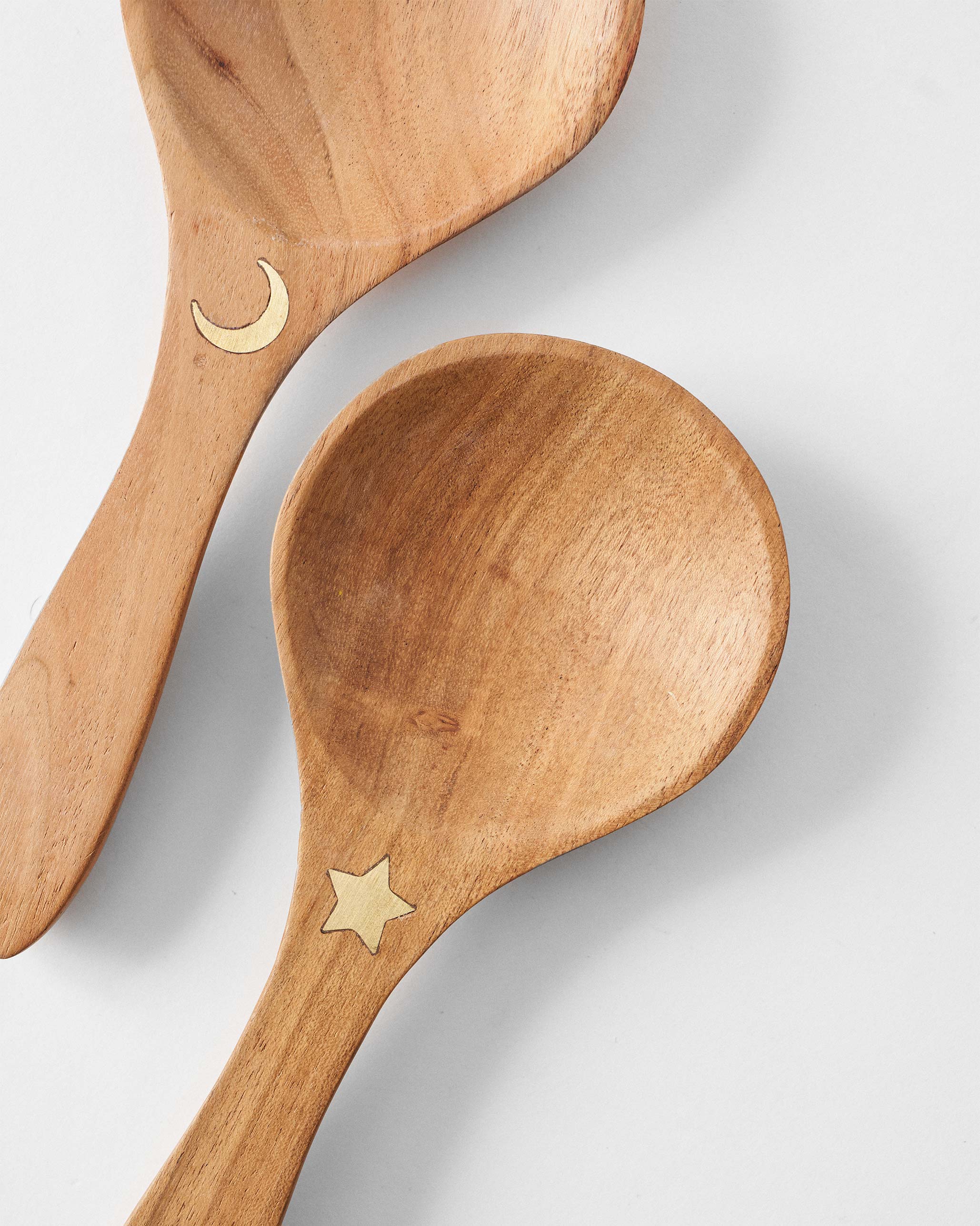 Chand Sitara Serving Spoon - Set of 2 - Image 2