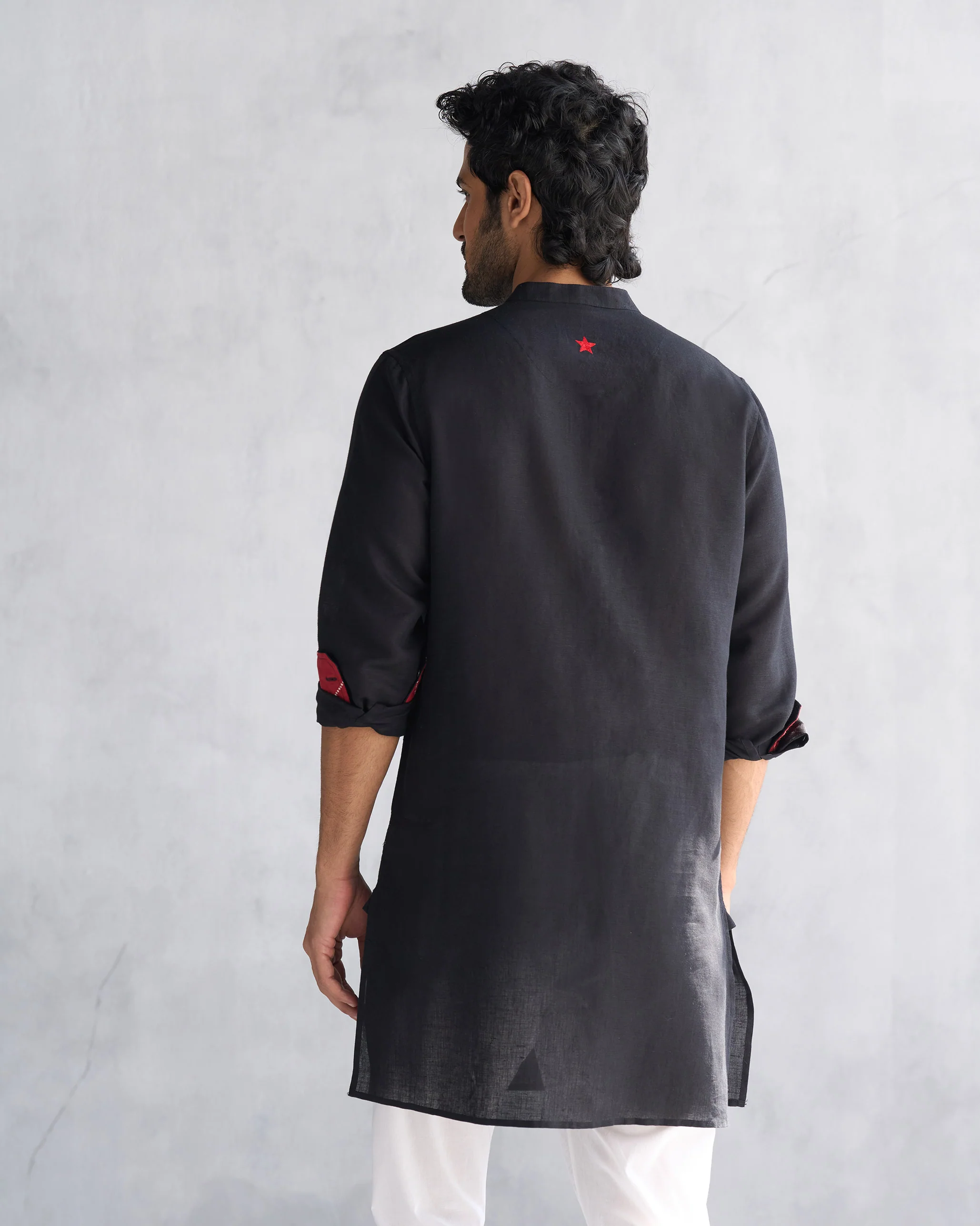 Chandni Chowk Kurta - Black - Image 6