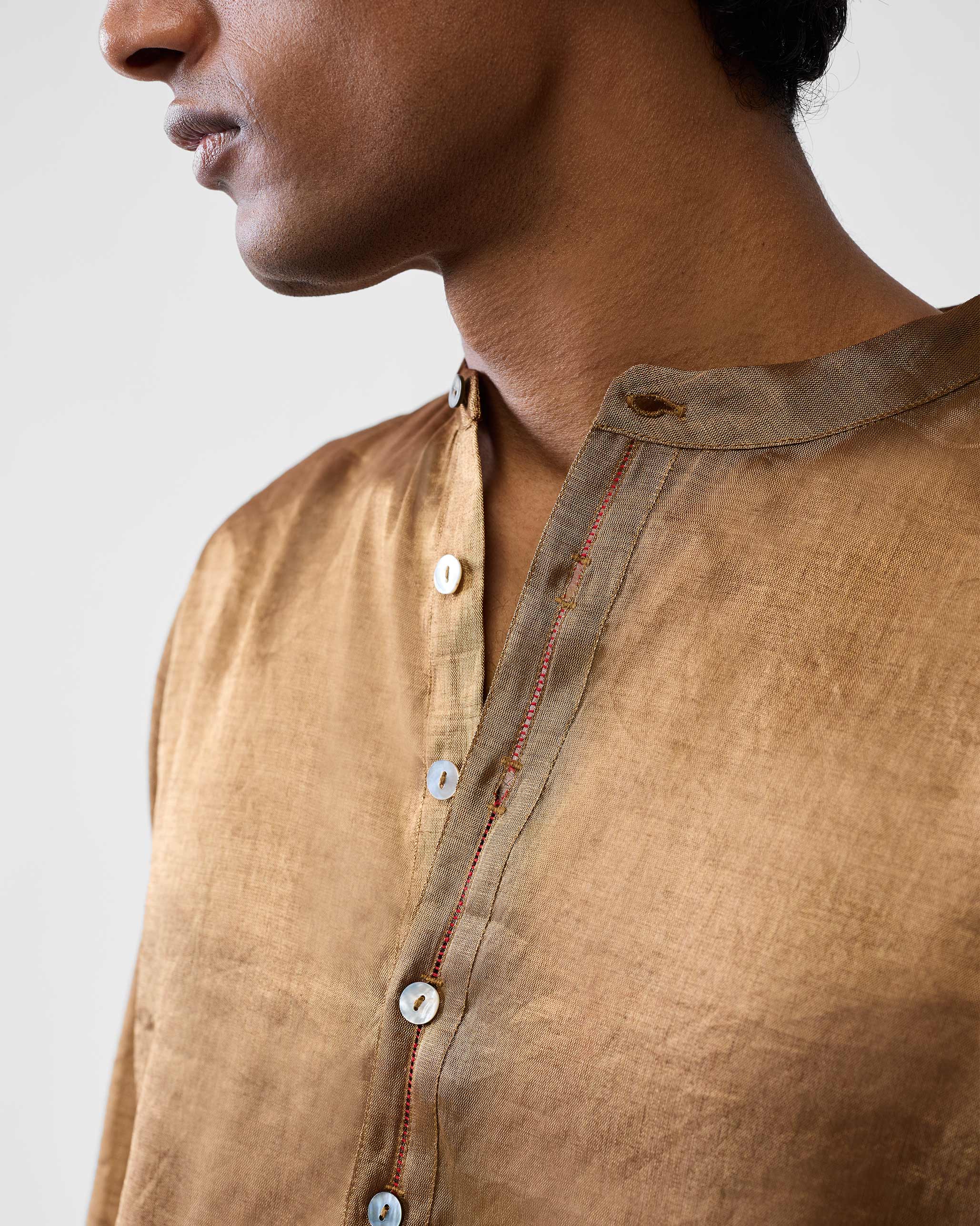 Chandni Chowk Kurta - Gold - Image 5
