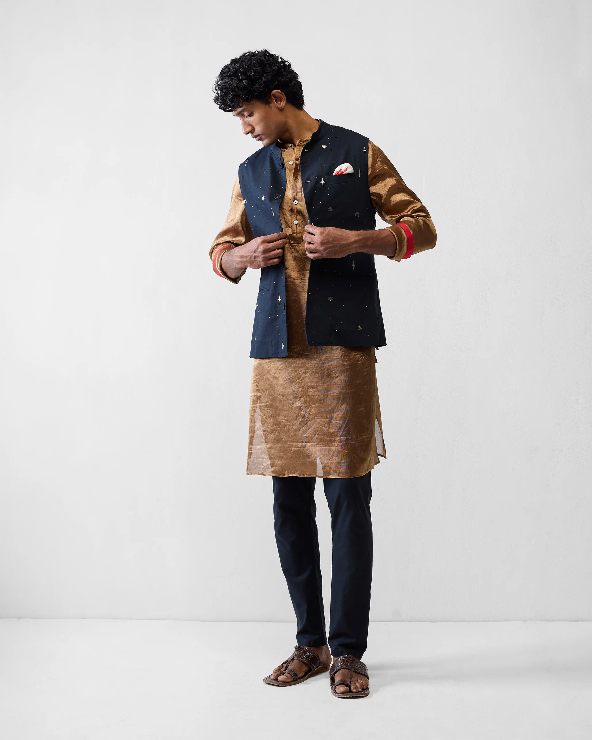 Chandni Chowk Kurta - Gold - Image 9