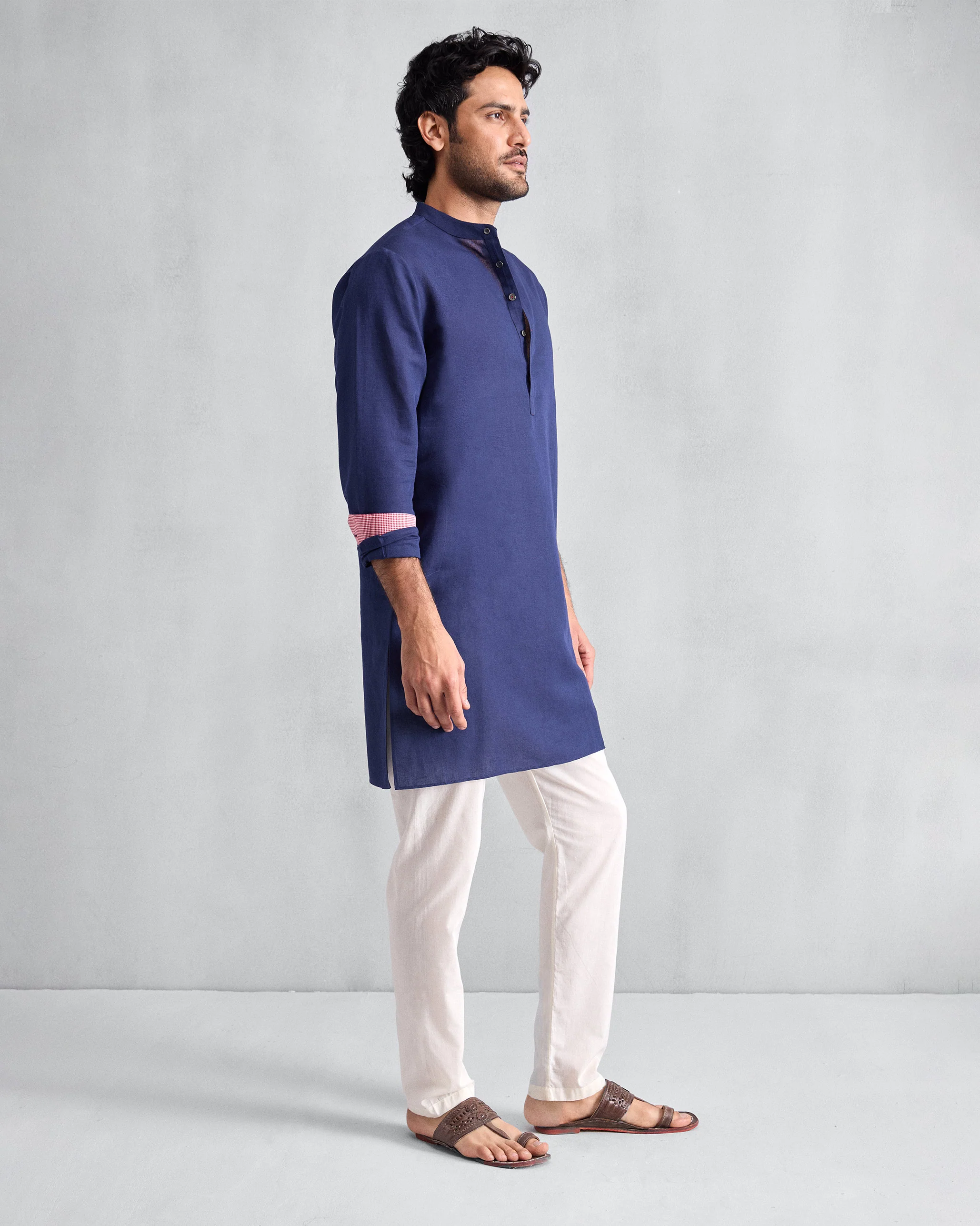 Chandni Chowk Kurta - Ink Blue - Image 2