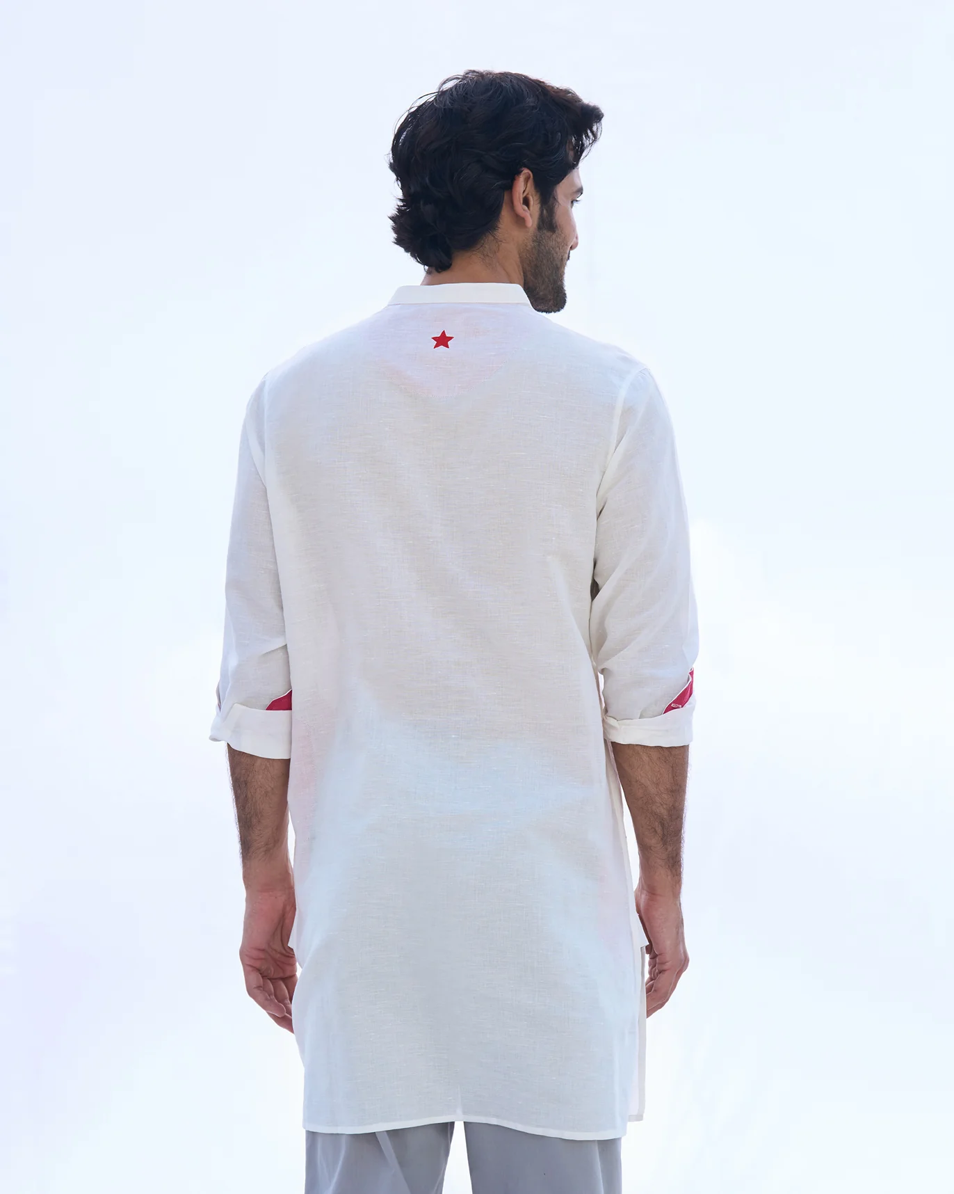 Chandni Chowk Kurta - Ivory - Image 4