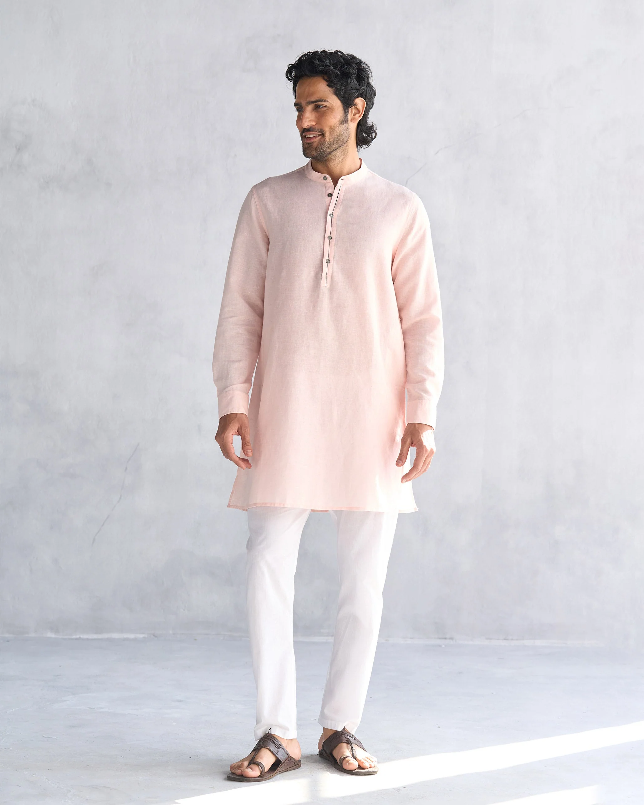 Chandni Chowk Kurta - Pink - Image 5
