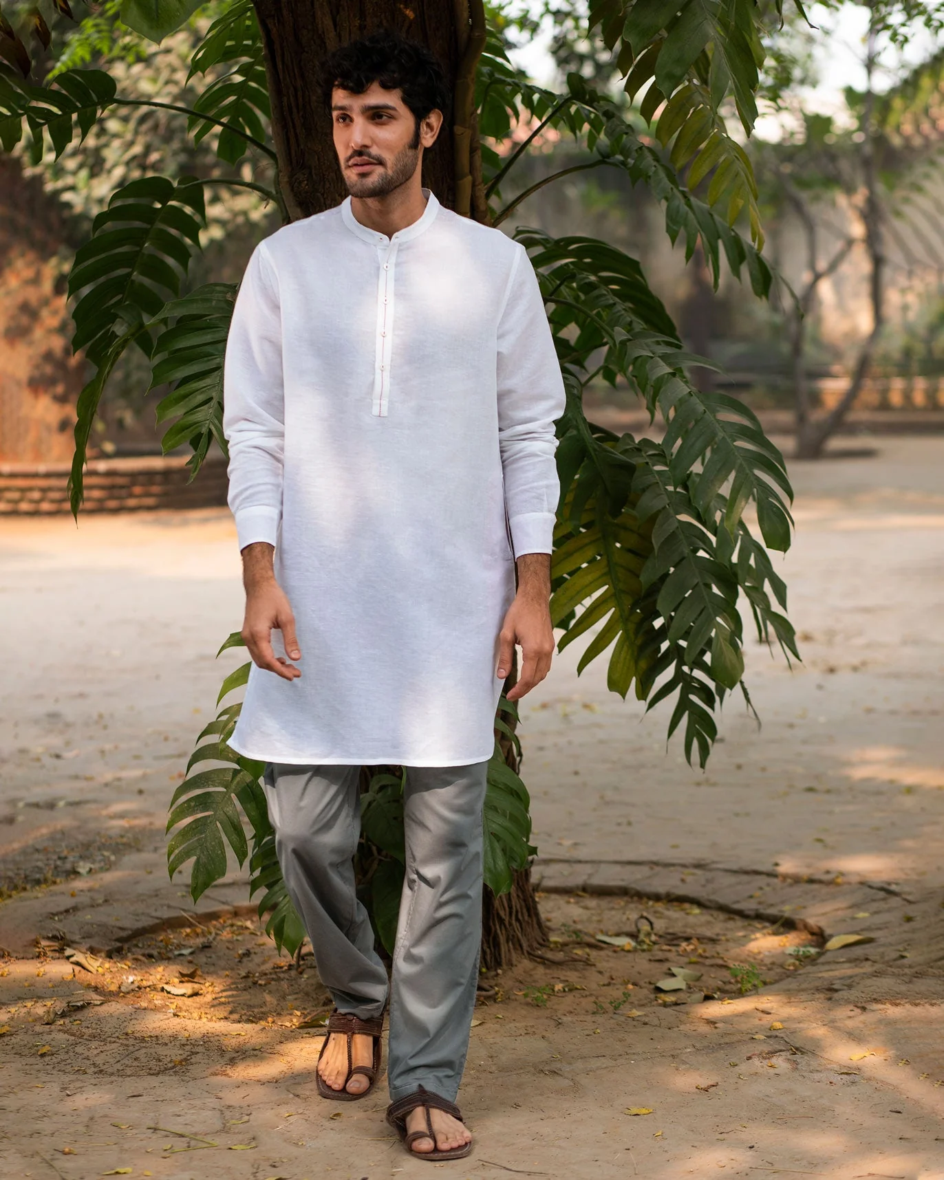 Chandni Chowk Kurta - White - Image 4