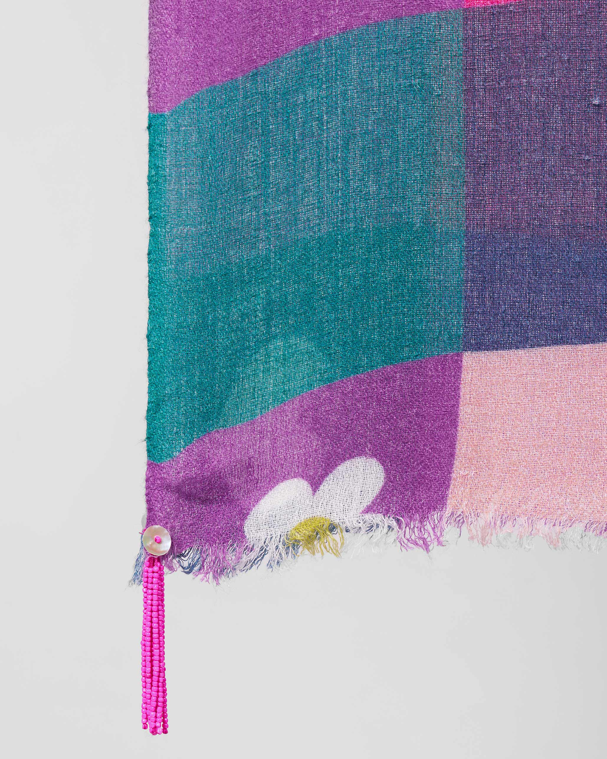 Checked Shawl - Multicolour - Image 4
