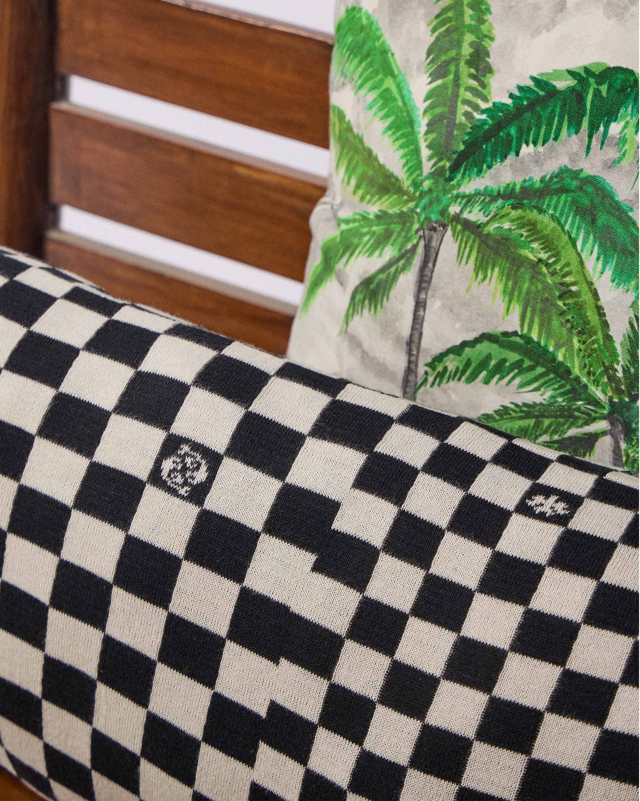 Checkered Cushion Cover - Image 2