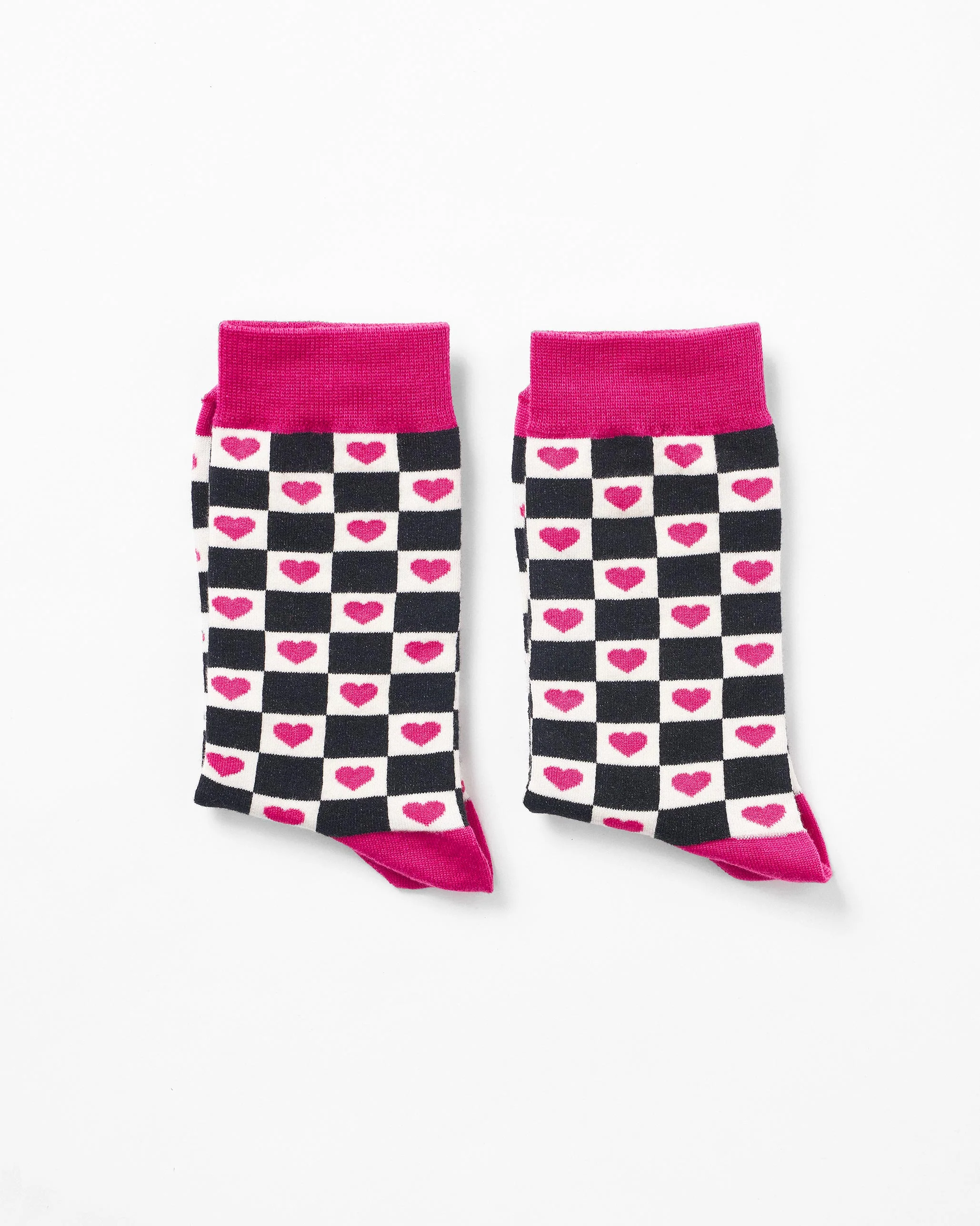 Checkers Socks - Black & Oatmeal - Image 4