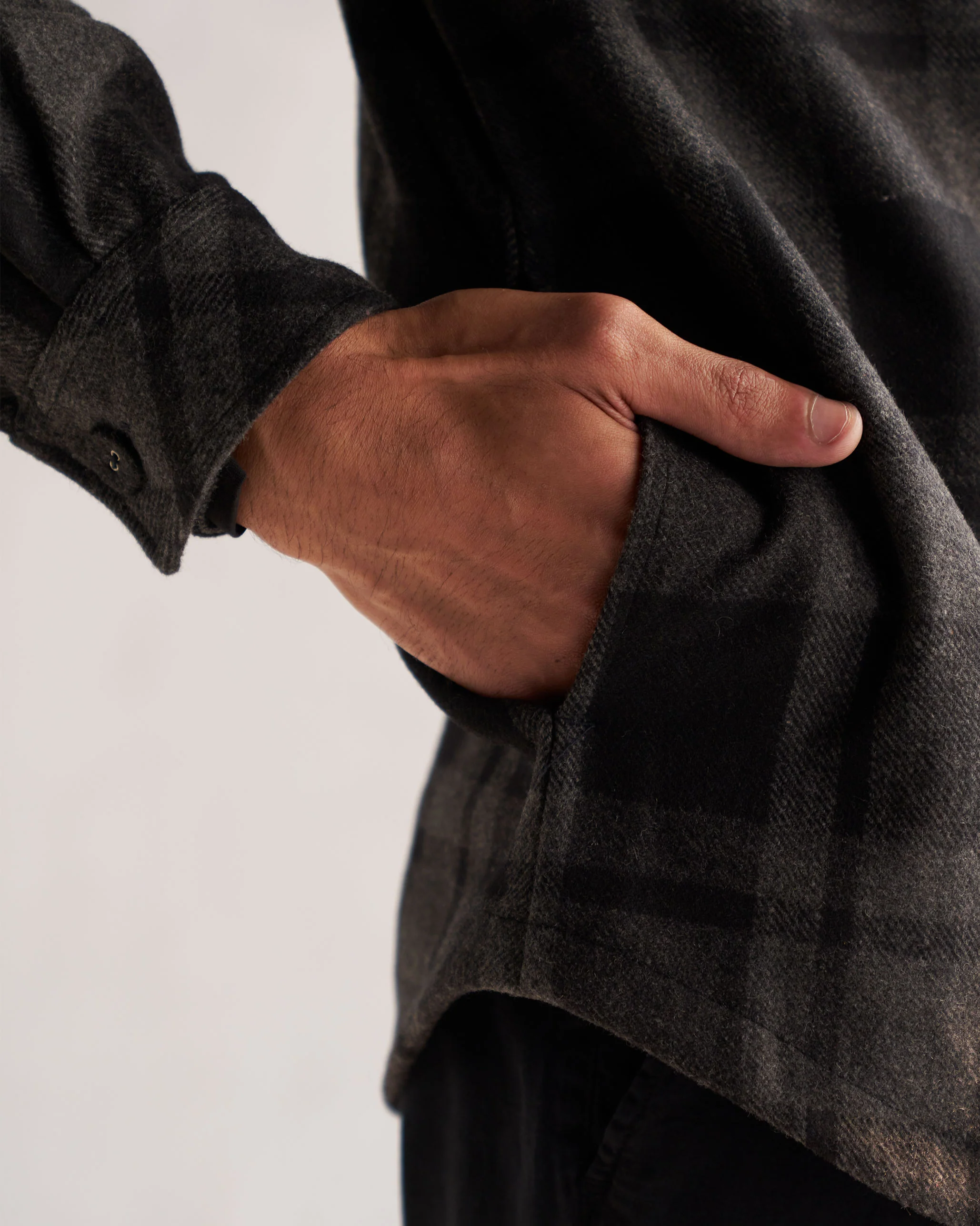 Checkmate Jacket - Black & Grey - Image 3