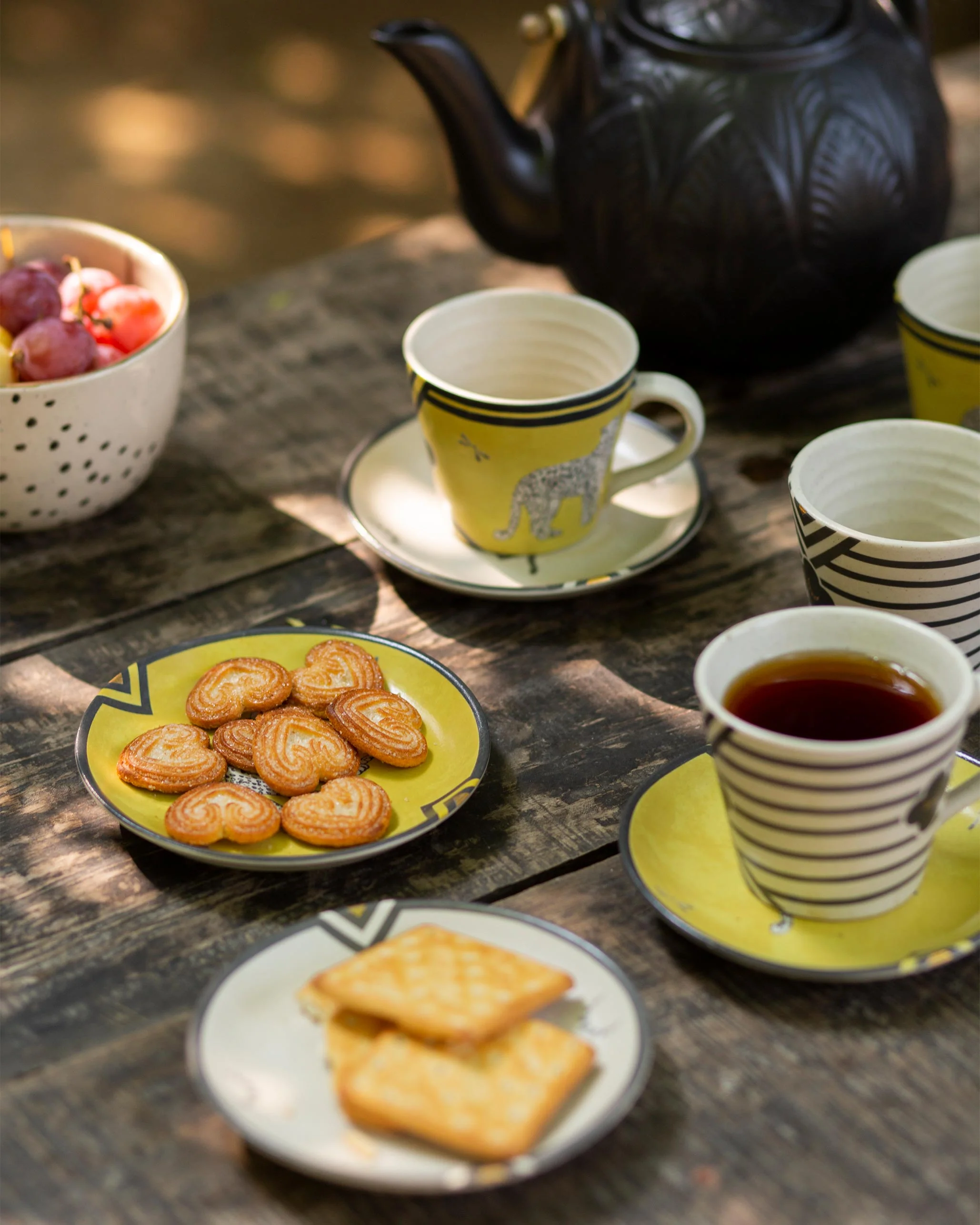Cheetah Tea Plates (Set of 4) - Image 2