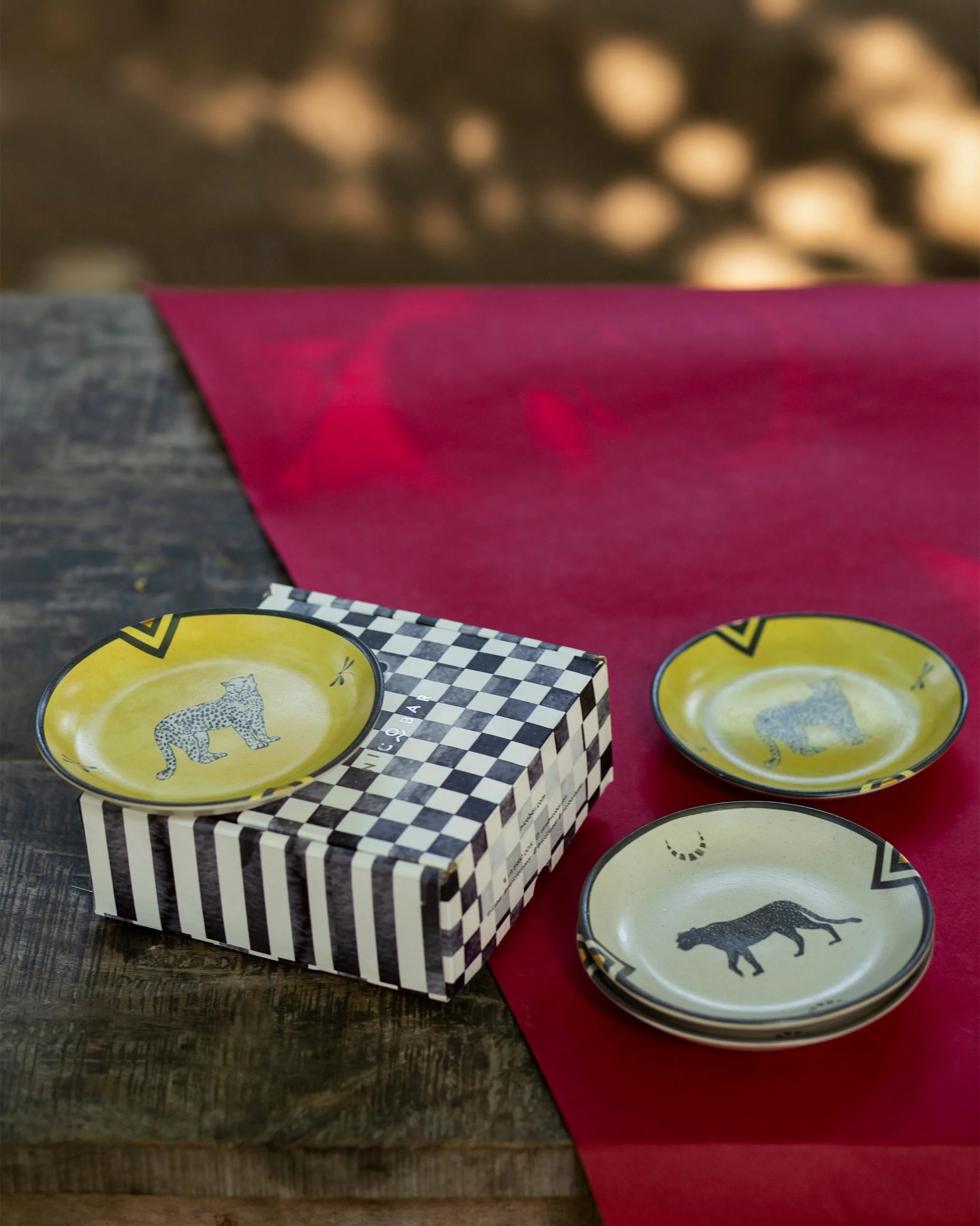 Cheetah Tea Plates (Set of 4) - Image 3