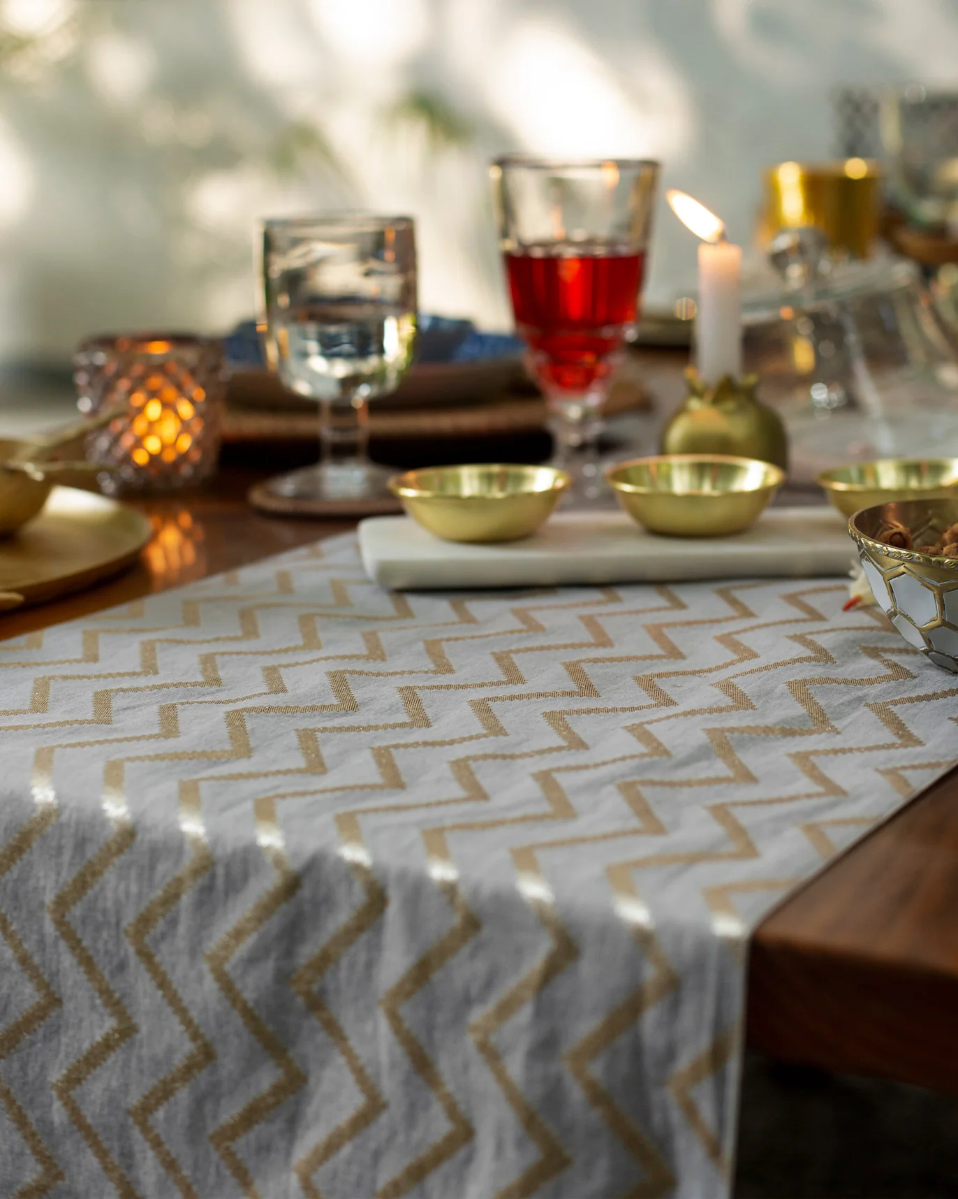 Chevron Chanderi Runner - Image 3