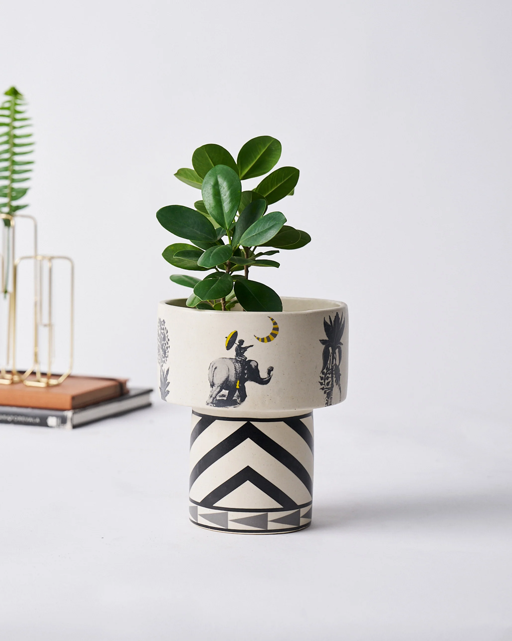 Chevron Vase