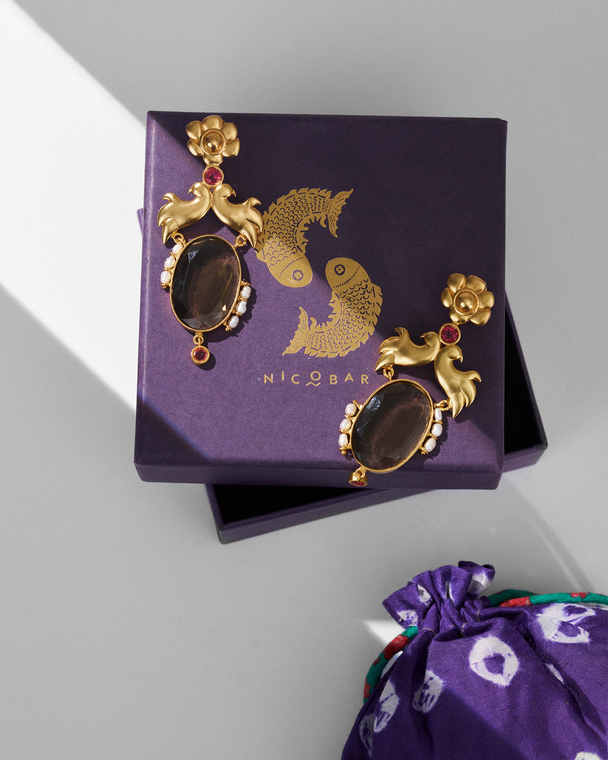 Chidiya Earrings - Gold - Image 4