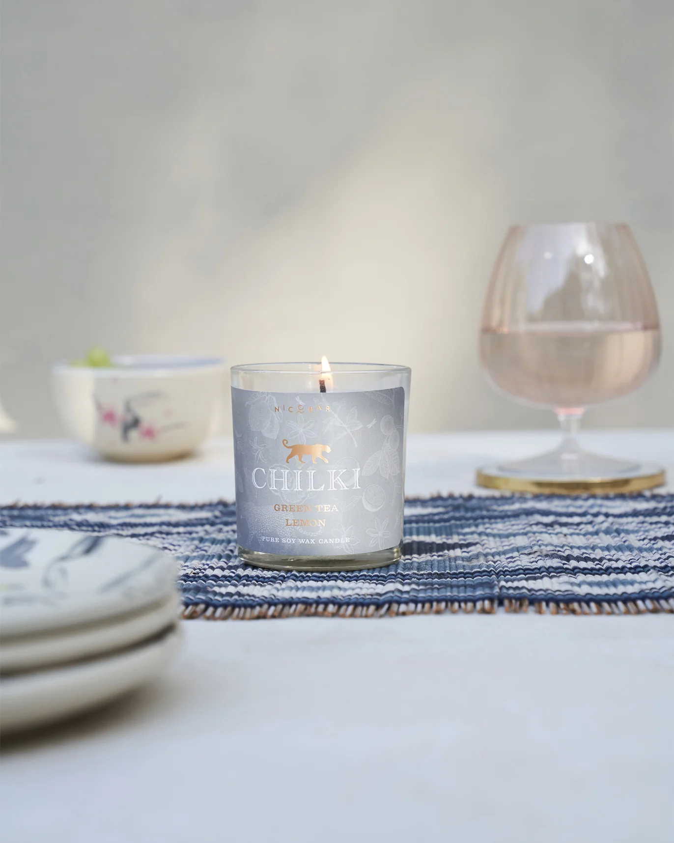 Chilki Candle Green Tea Lemon - Image 2