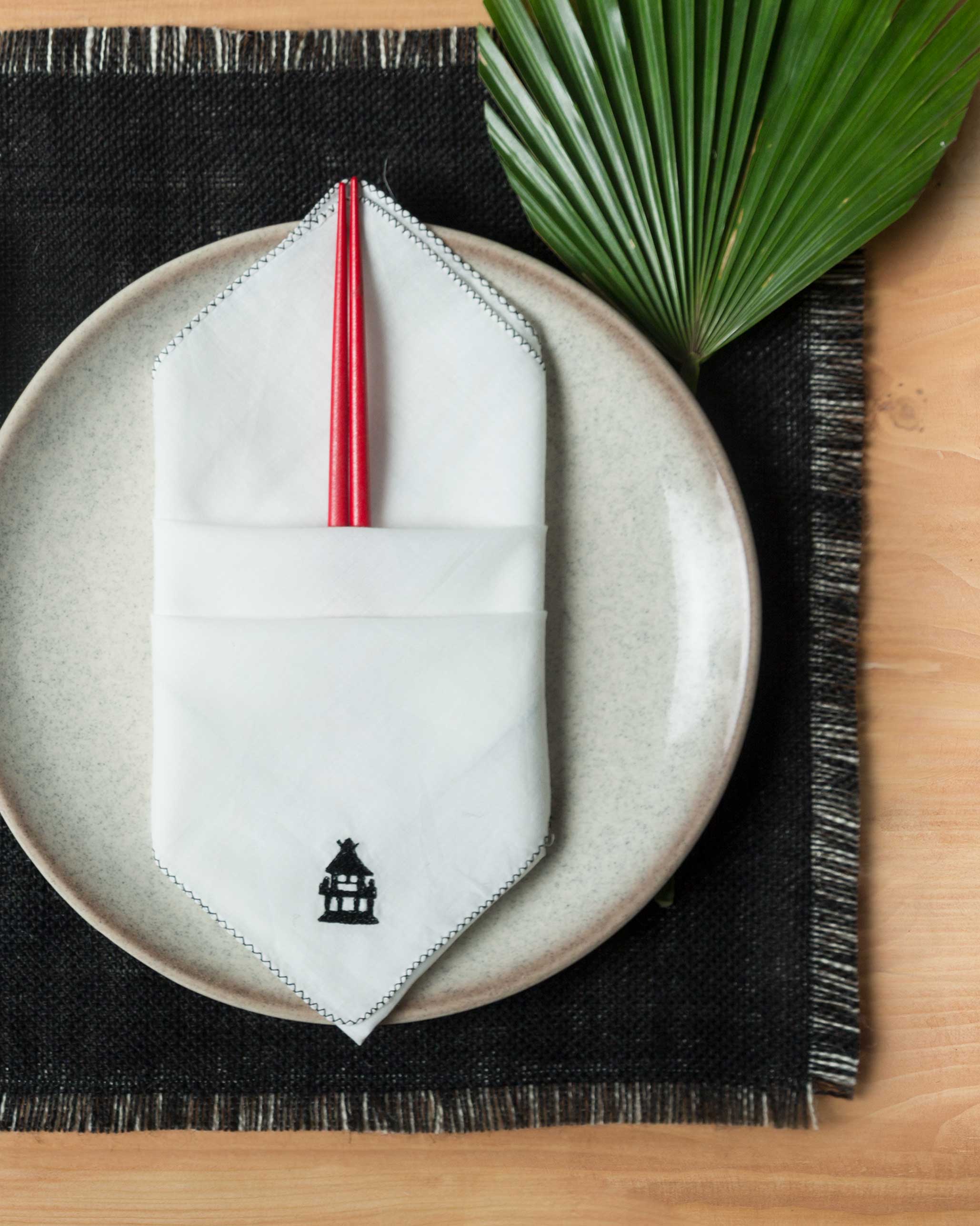 Chin-Chin Pagoda Dinner Napkins (Set Of 6) - Image 2