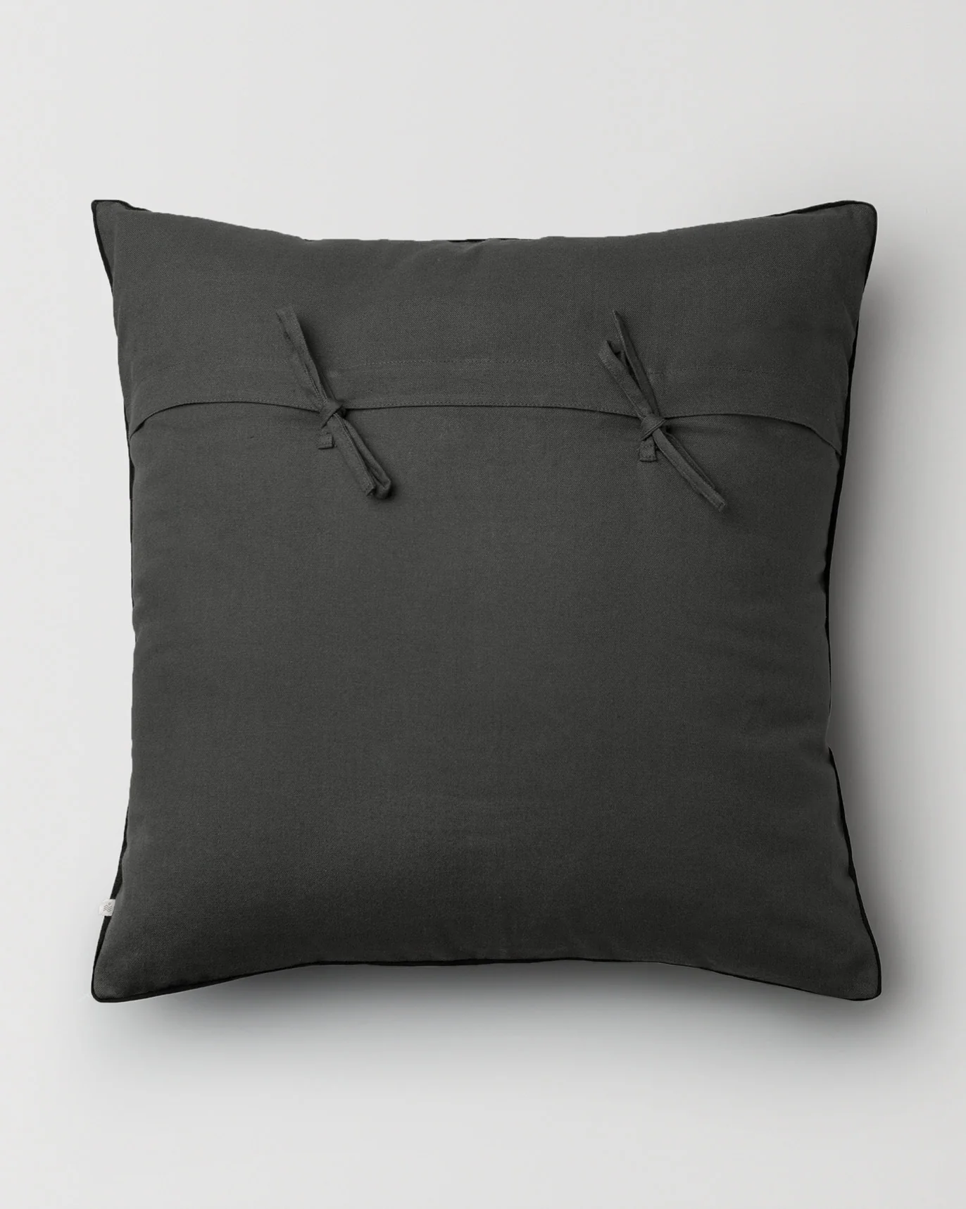Chinese Knot Cushion Cover - Charcoal - Image 2