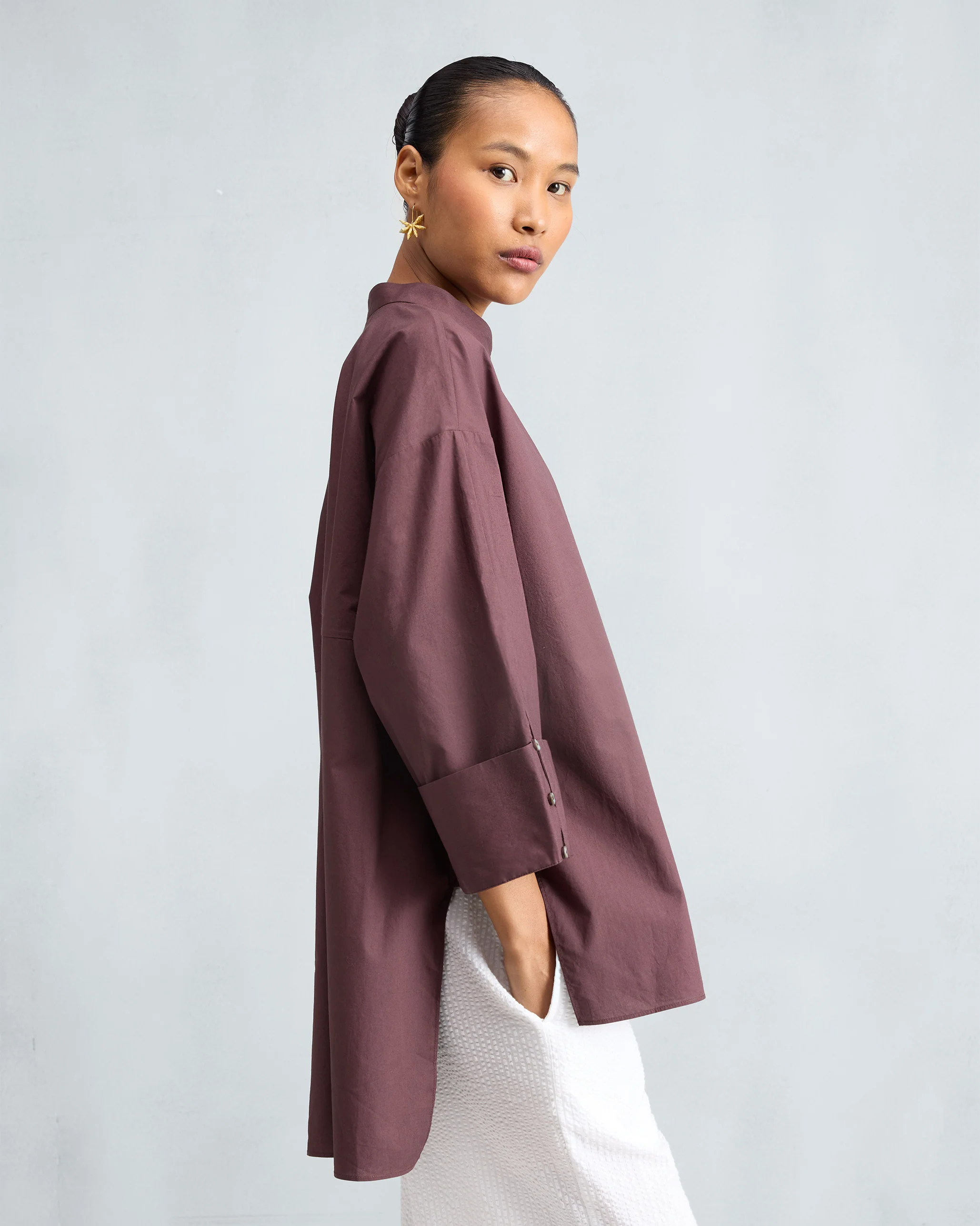 Cirrus Shirt - Chocolate Plum - Image 2