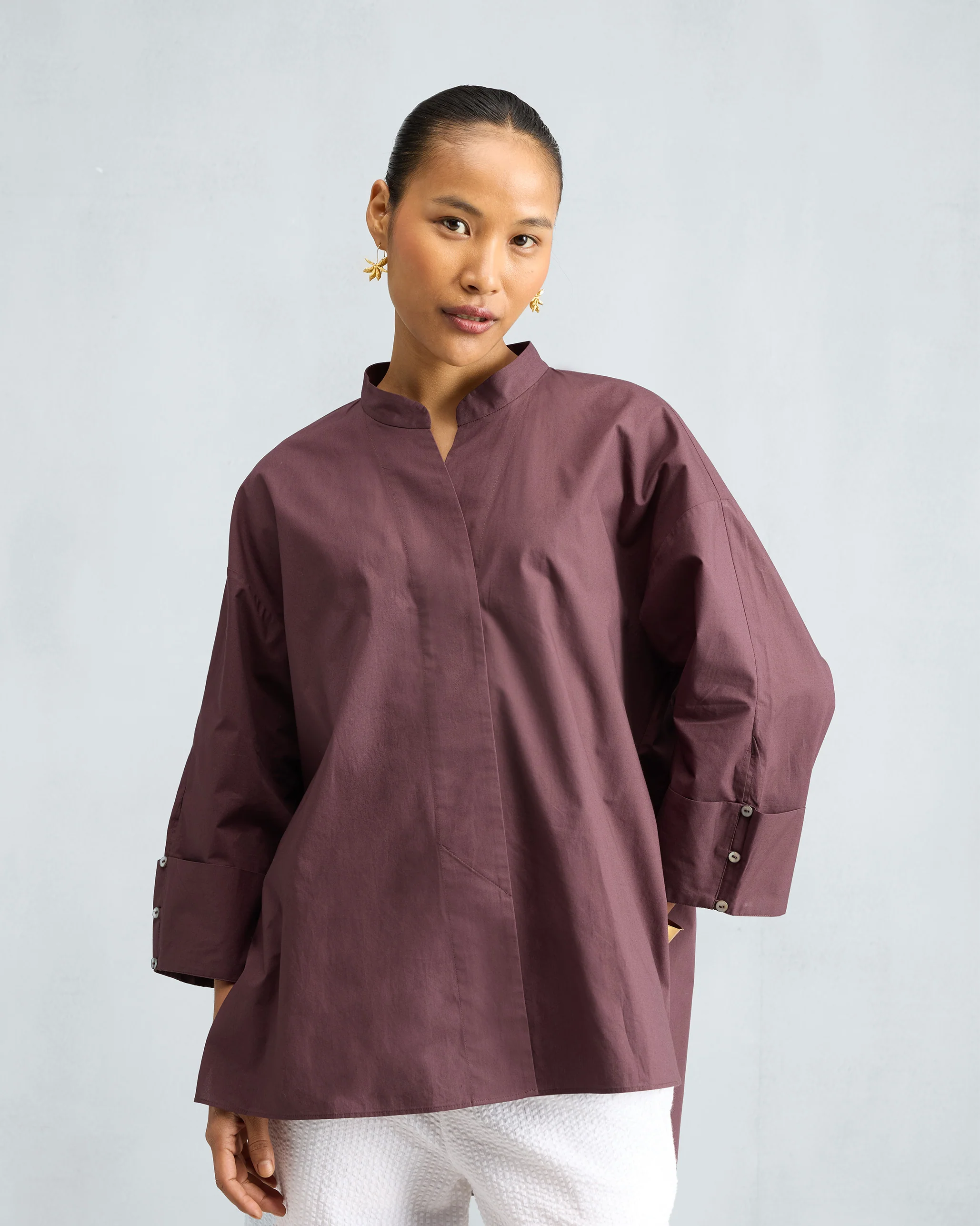 Cirrus Shirt - Chocolate Plum - Image 7