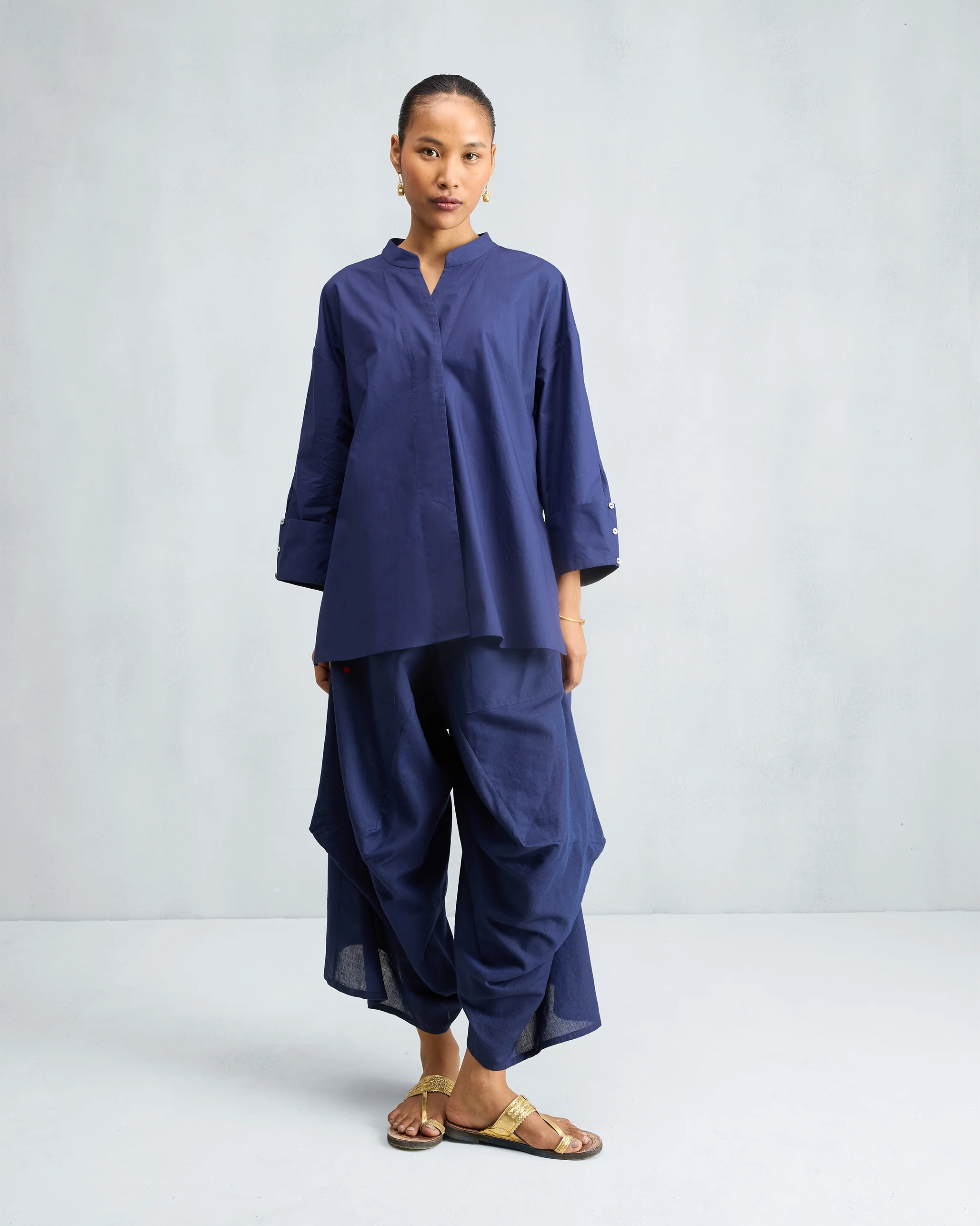 Cirrus Shirt - Ink Blue - Image 8