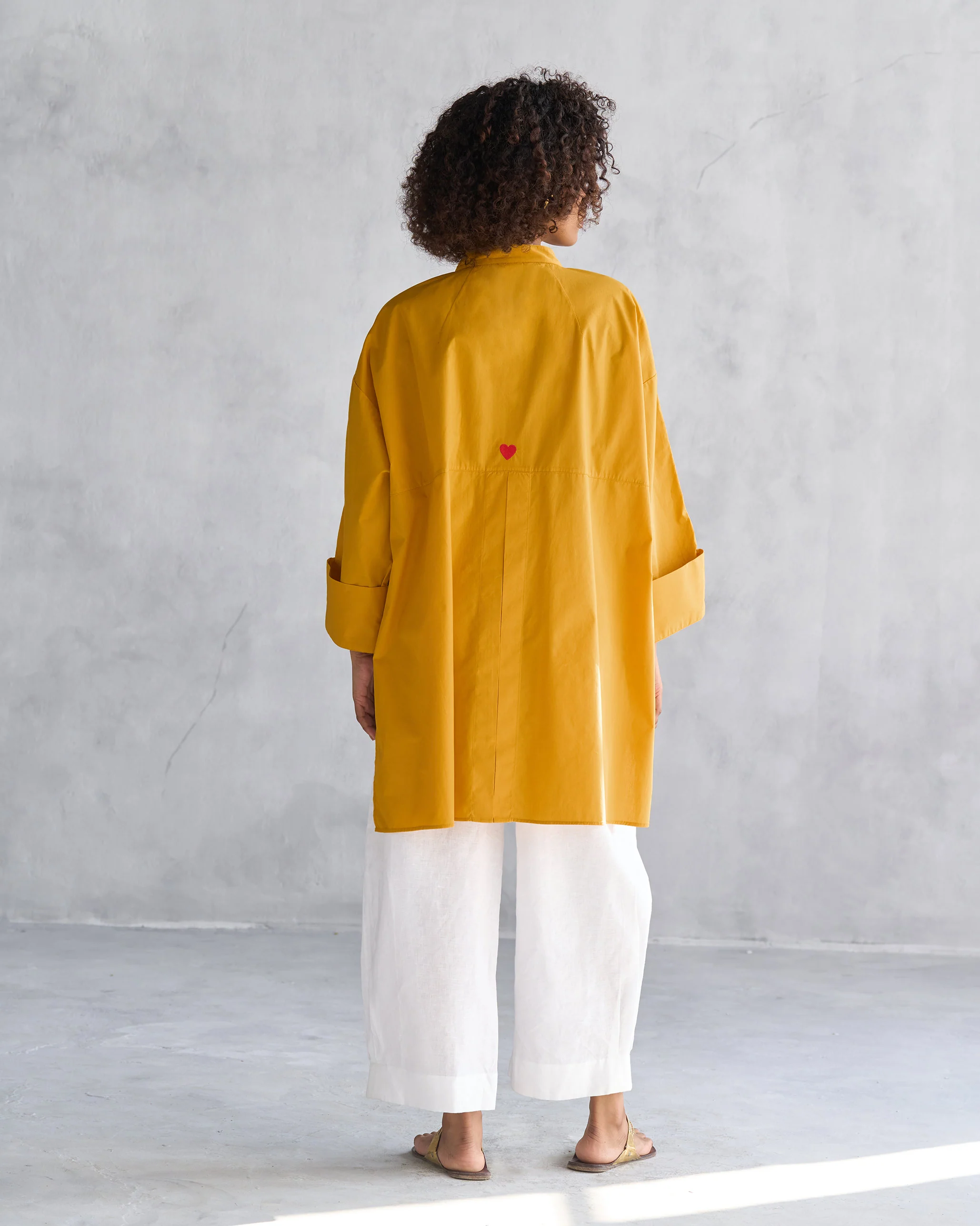Cirrus Shirt - Ochre - Image 3