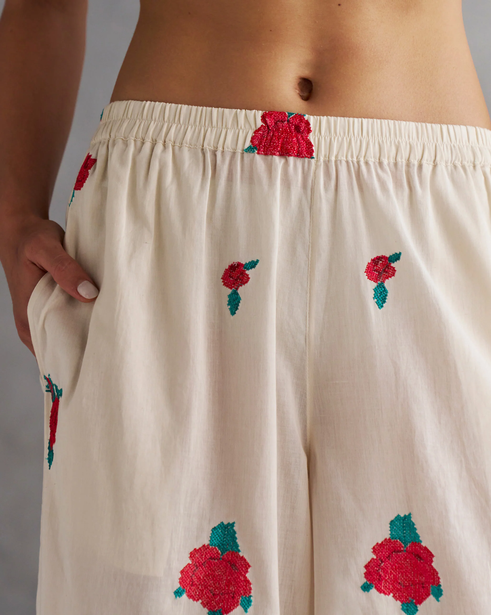 Basic Pyjamas - Ivory - Image 2