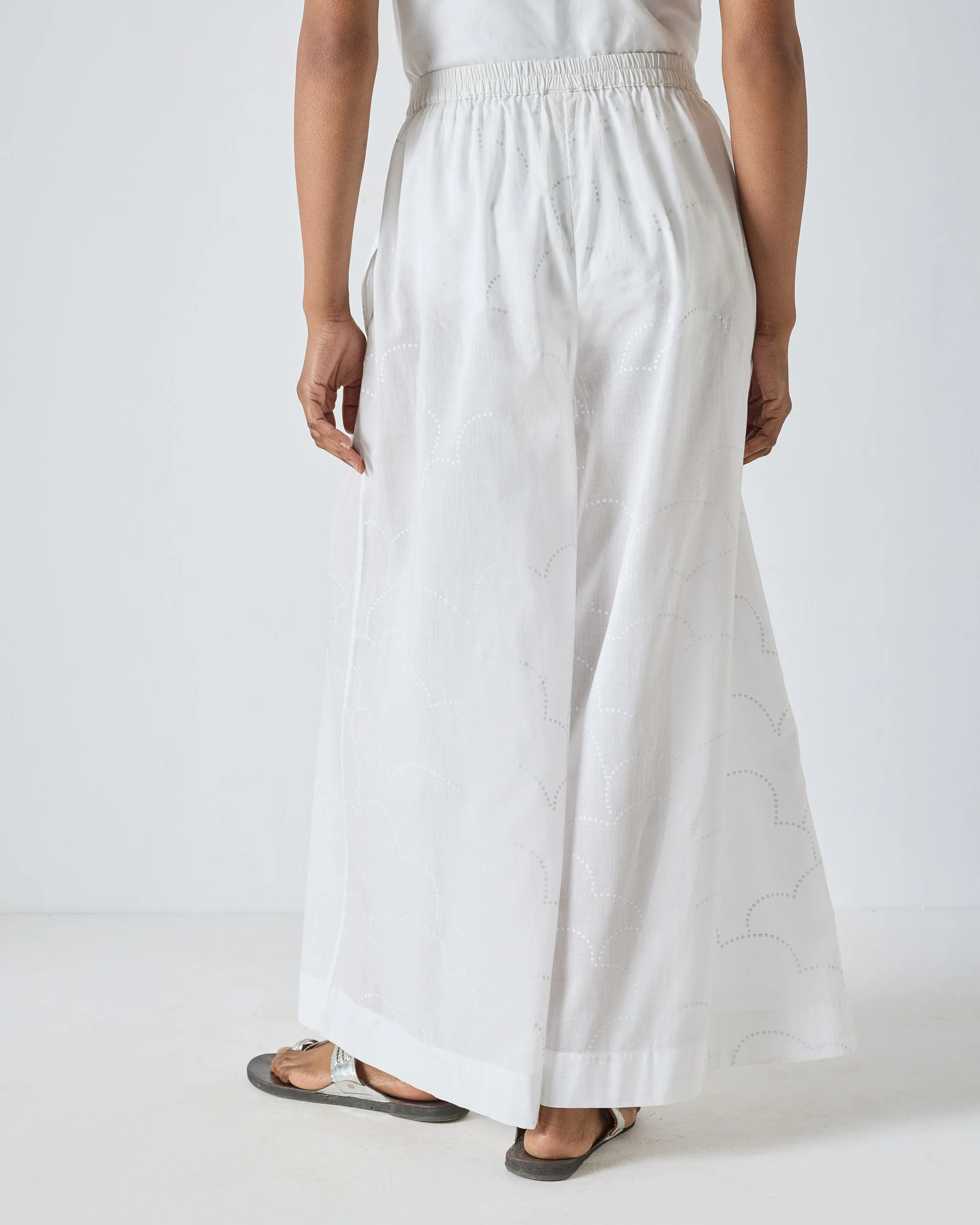 Classic Pyjamas - White Print - Image 3