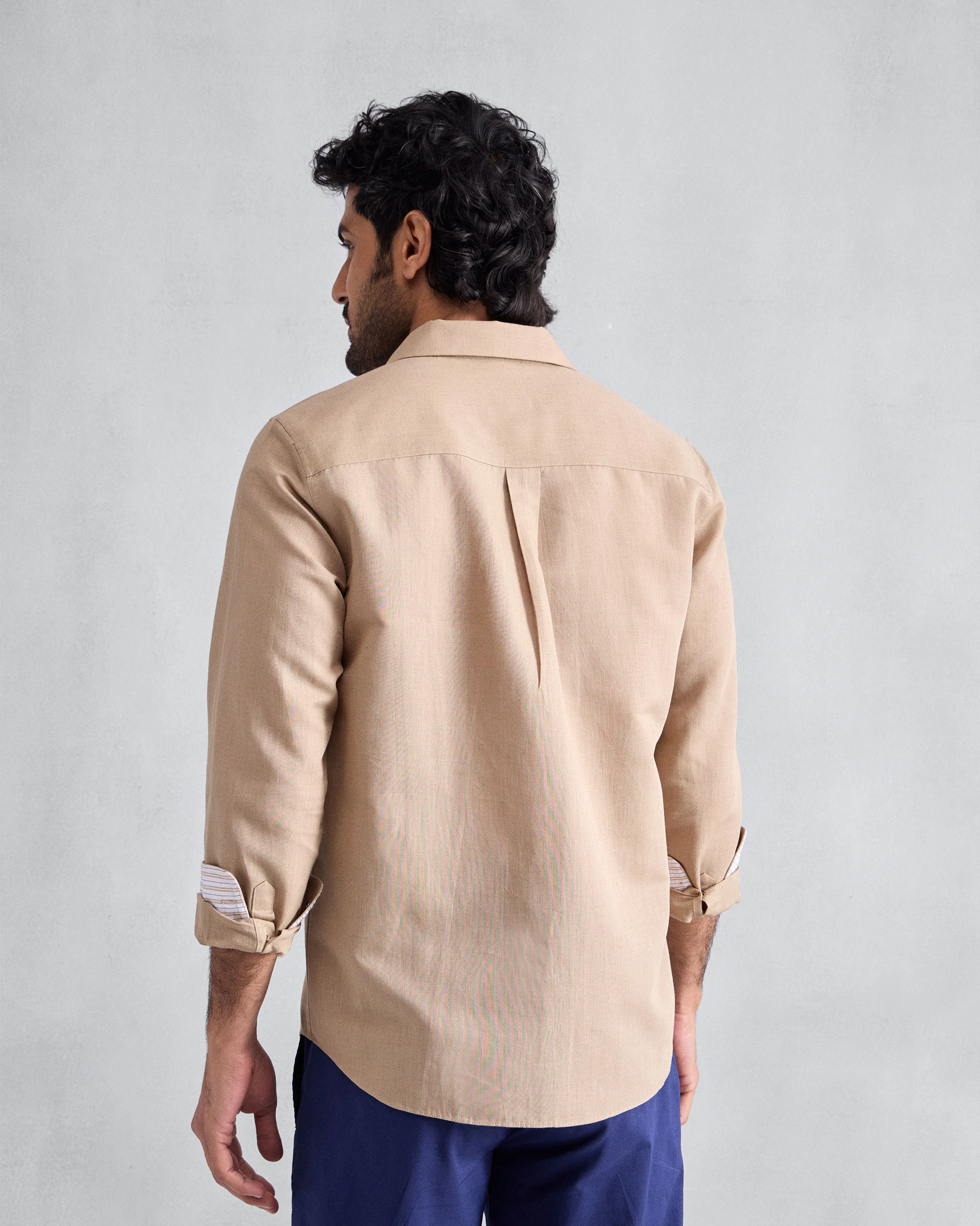 Classic Shirt - Beige - Image 3