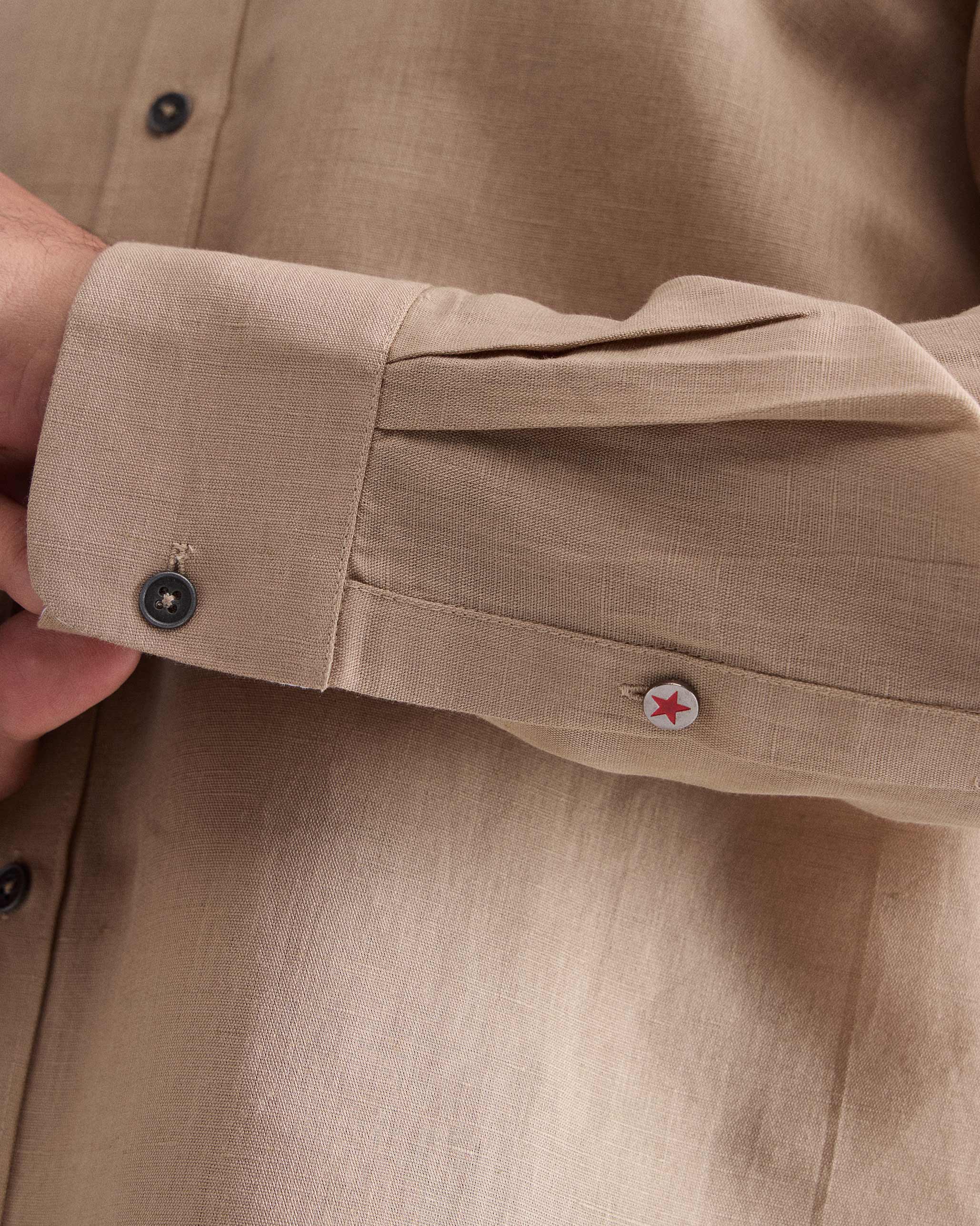 Classic Shirt - Beige - Image 4