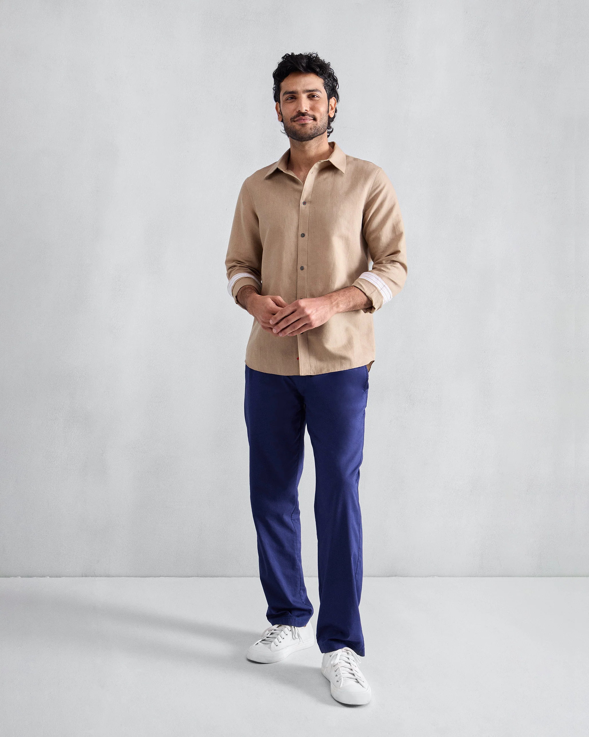 Classic Shirt - Beige - Image 8