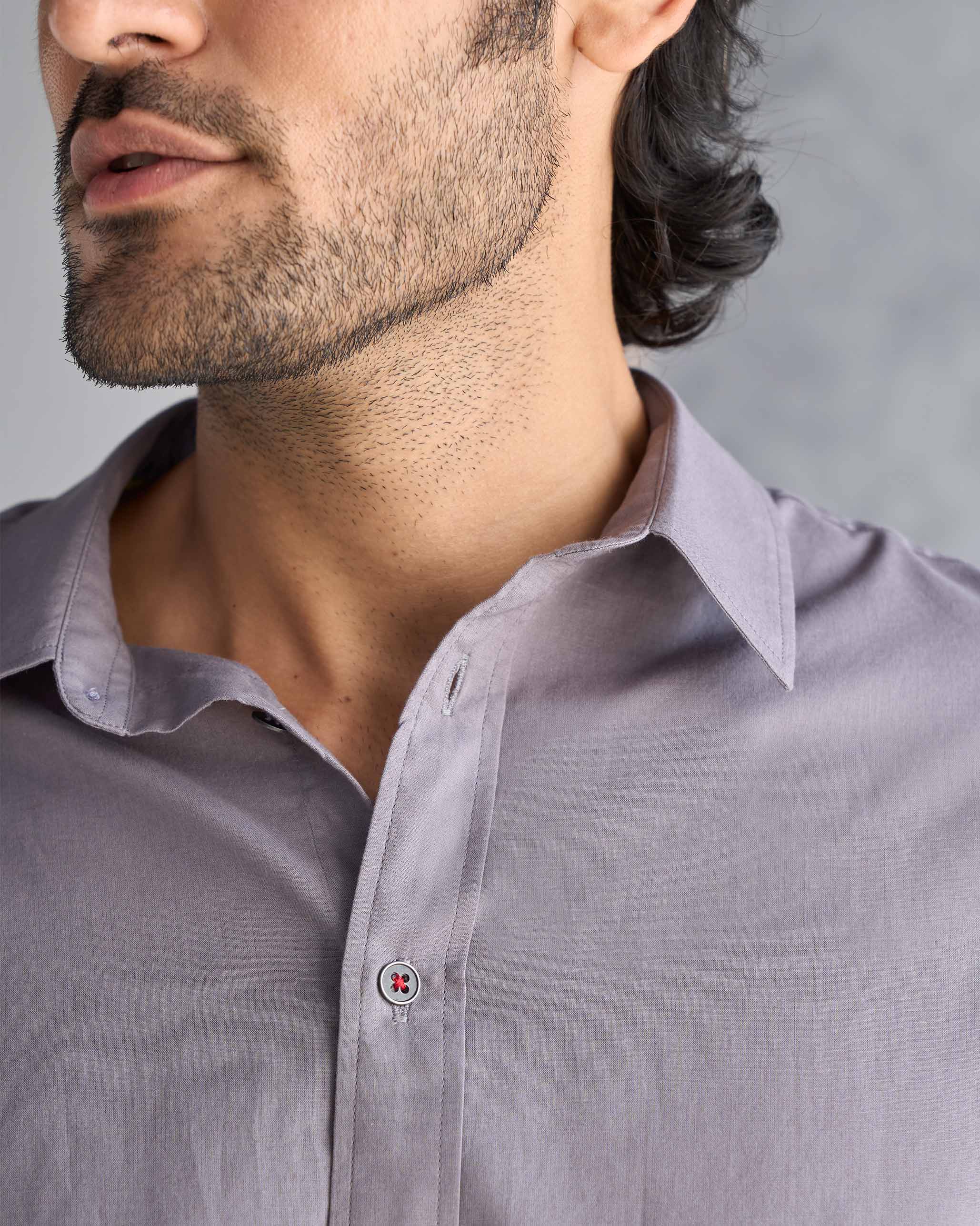 Classic Shirt - Charcoal - Image 4