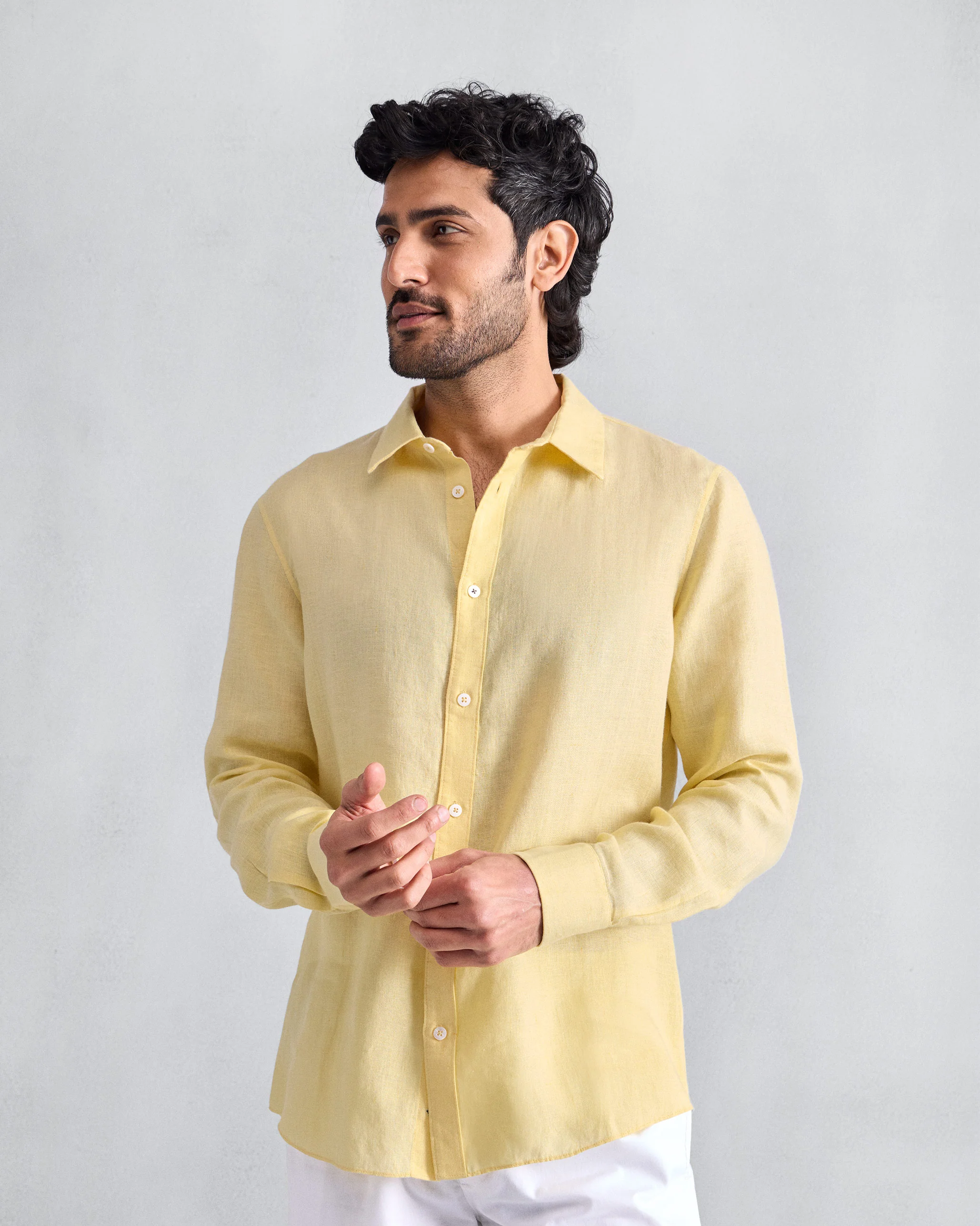 Classic Shirt - Lemon - Image 7