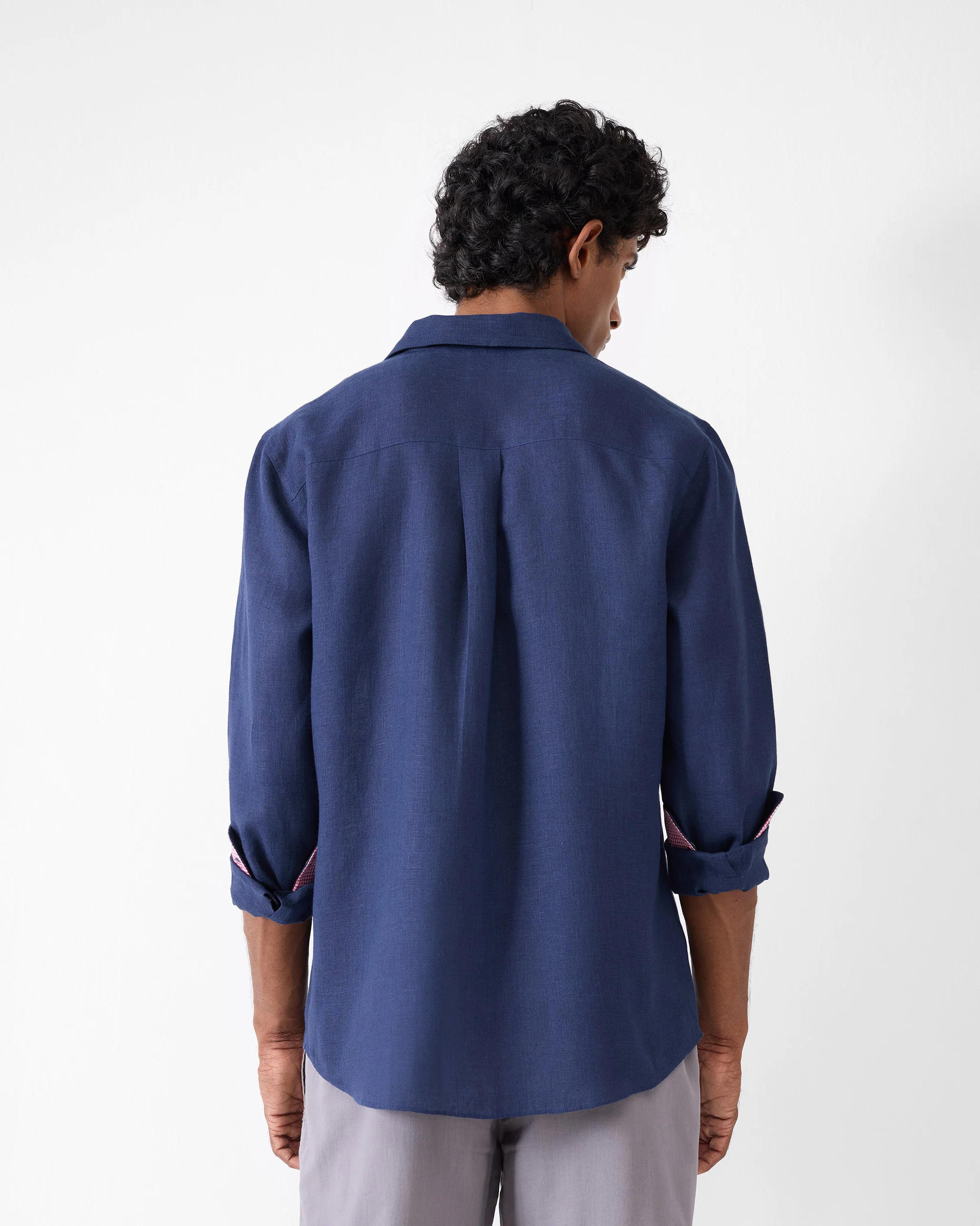 Classic Shirt - Navy - Image 3