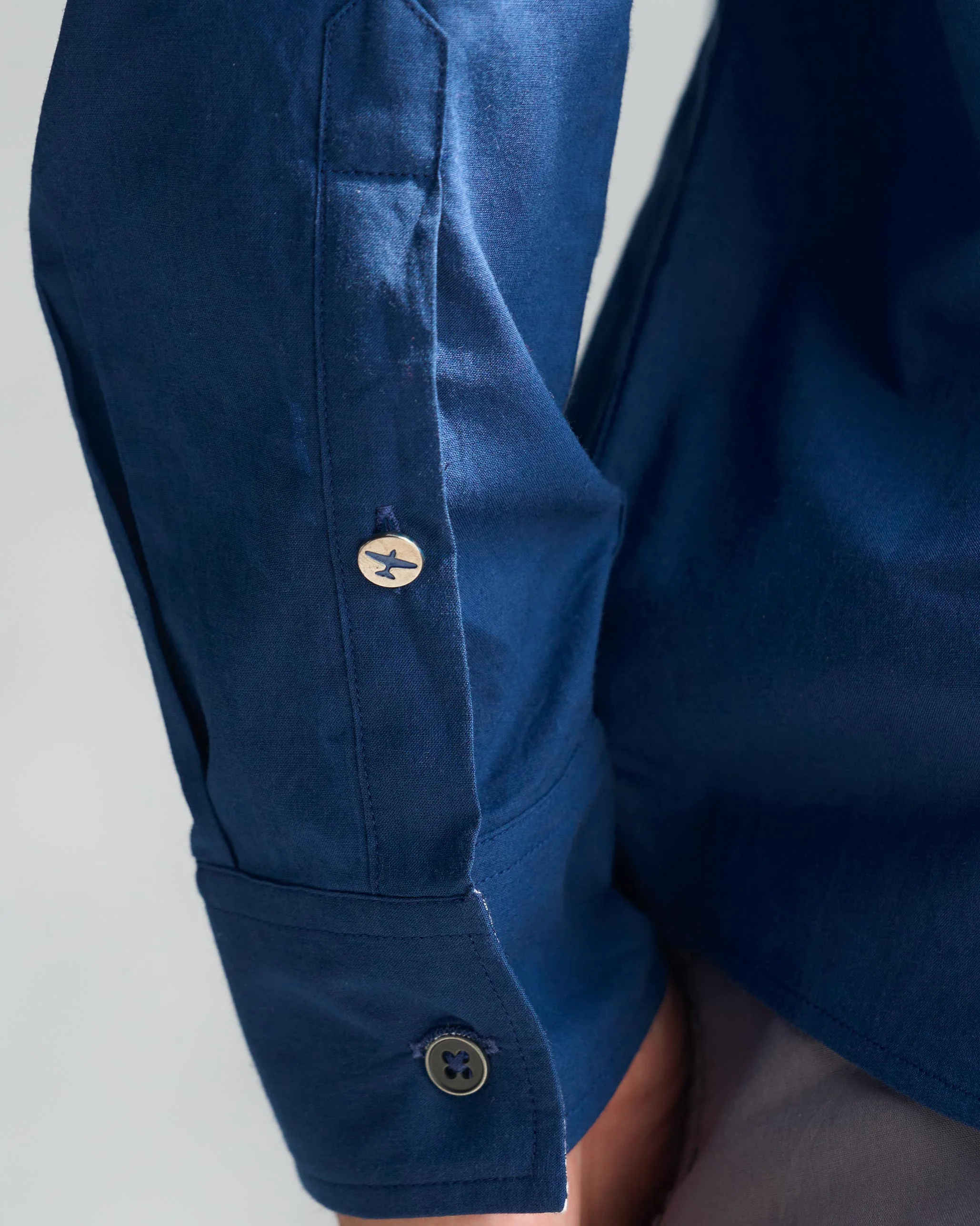 Classic Shirt - Navy - Image 3