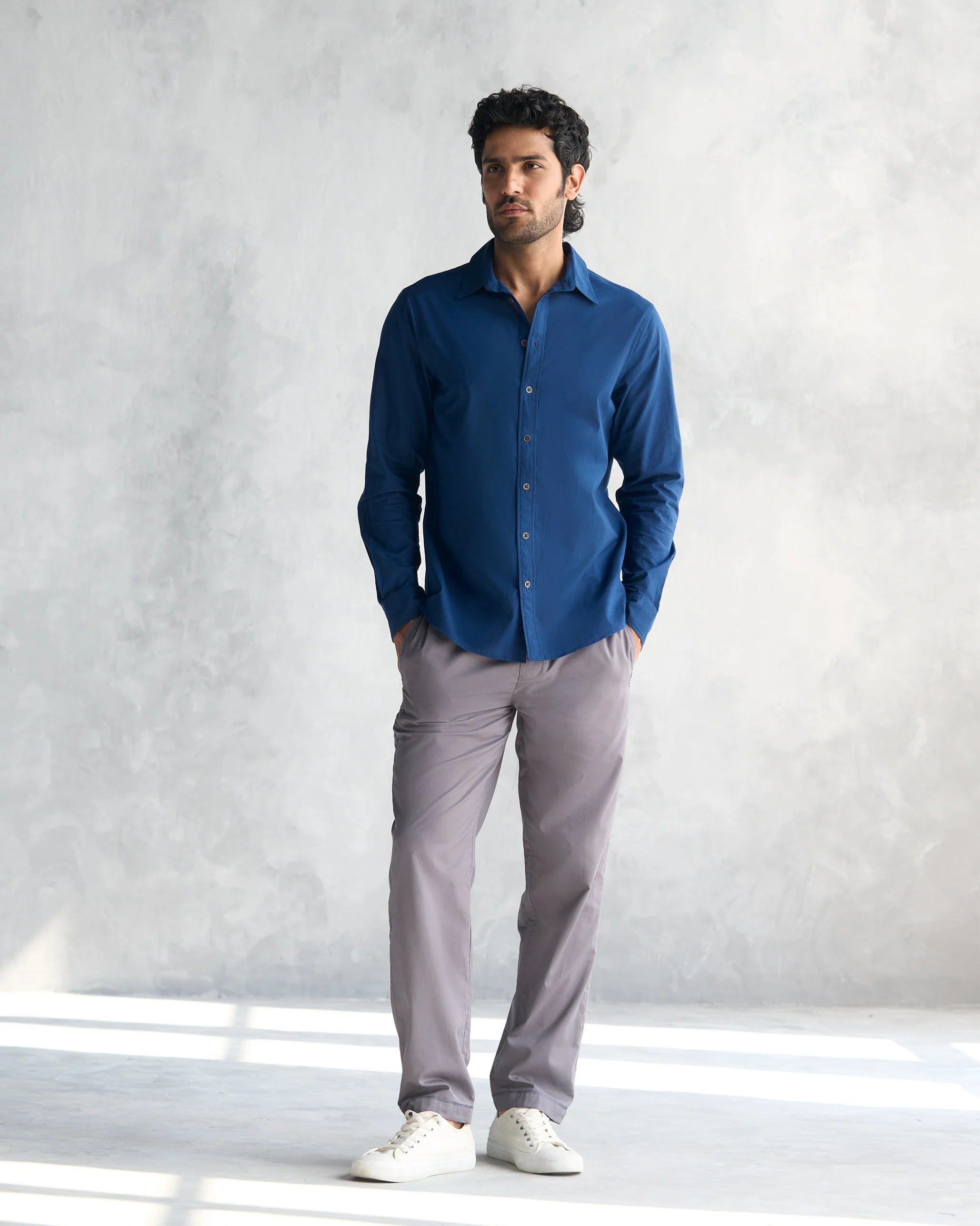Classic Shirt - Navy - Image 7