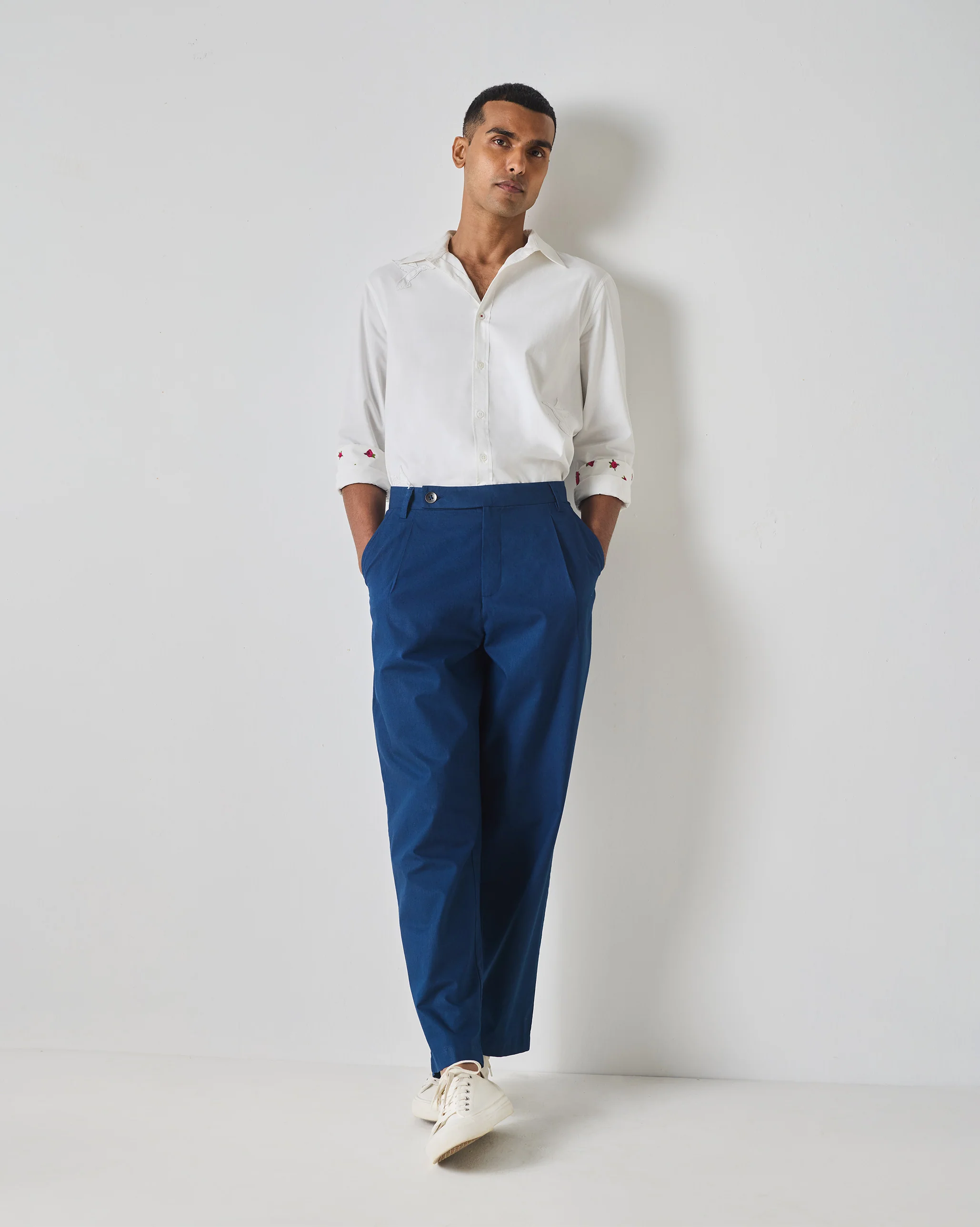 Classic Shirt - White Embroidered - Image 8