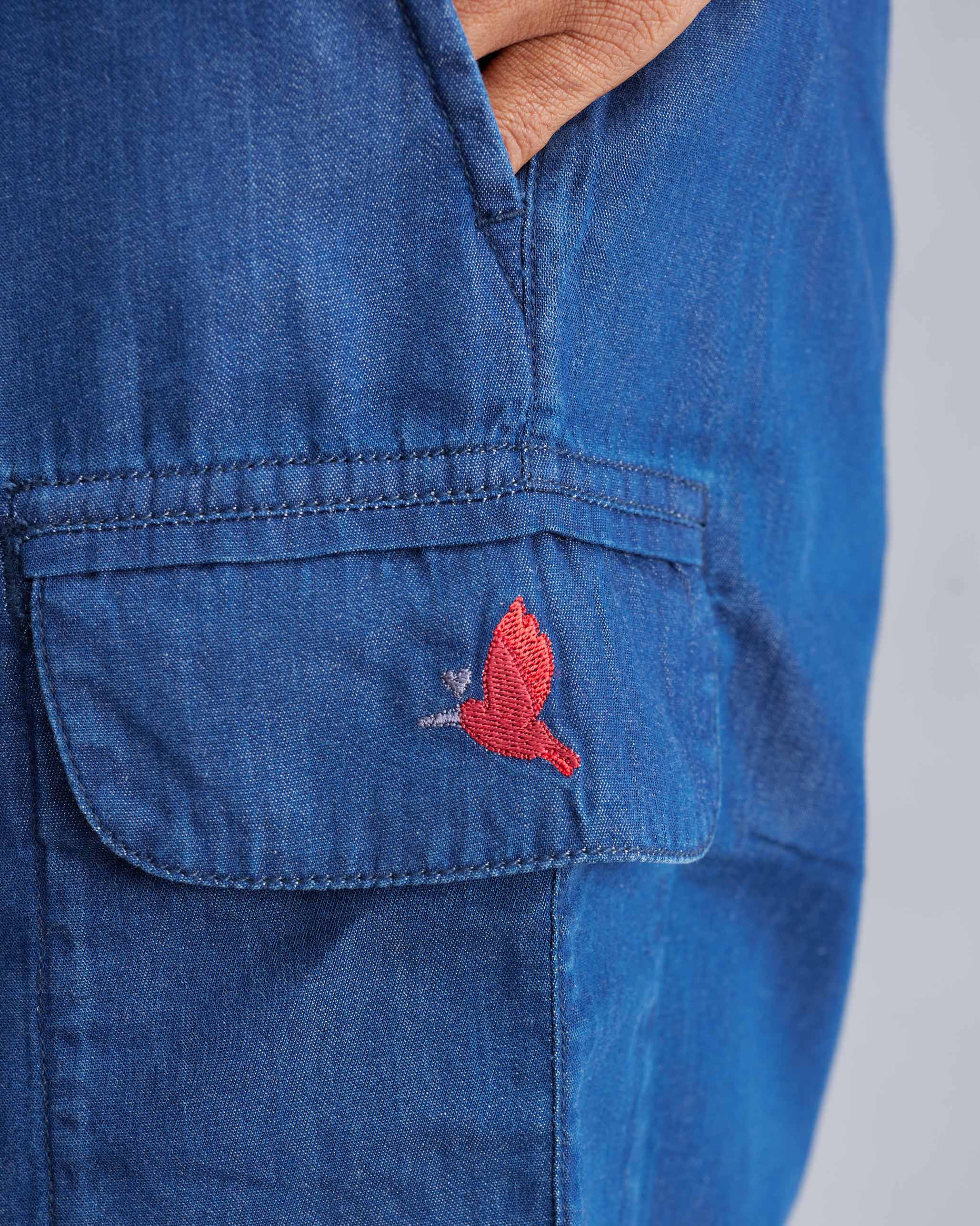 Classic Shorts - Denim - Image 3